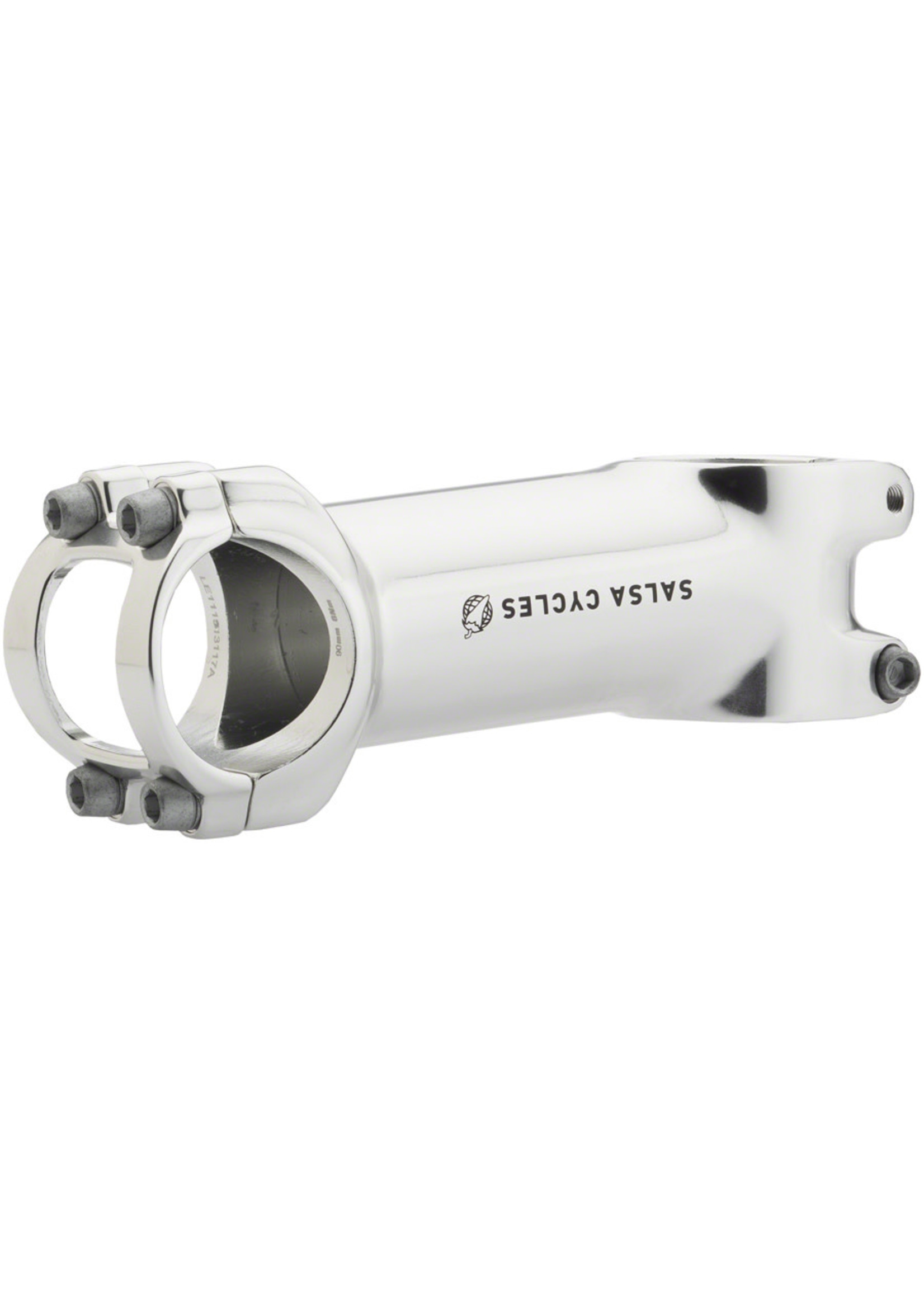 Salsa Cycles Potence Salsa Guide, Fixation 31,8 mm, ±6 Degrés, 90 mm, Argent