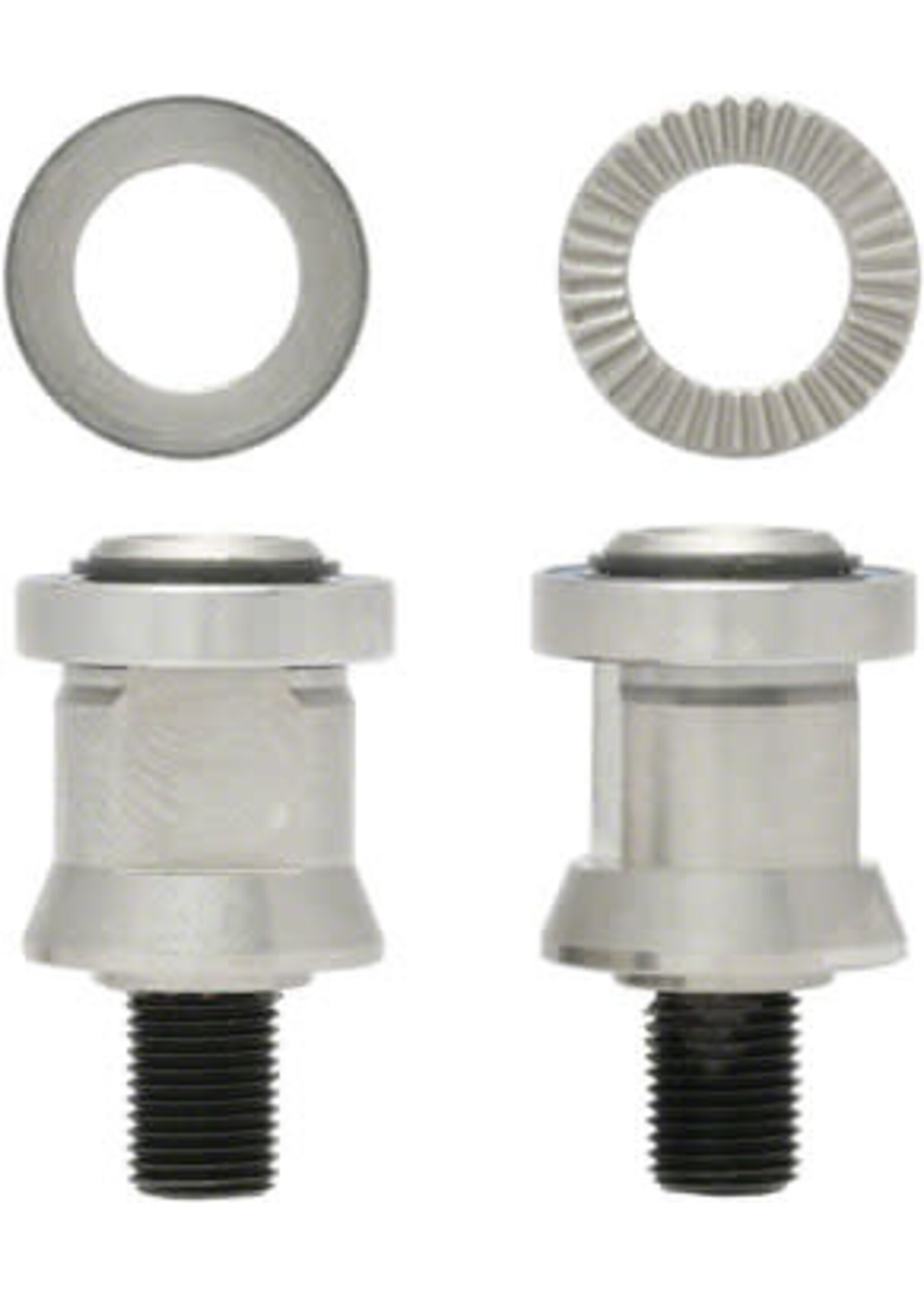 Surly Adaptateurs de système d'attelage de remorque Surly pour axe de roue M10x1 ou montage direct sur cadre Surly (paire)