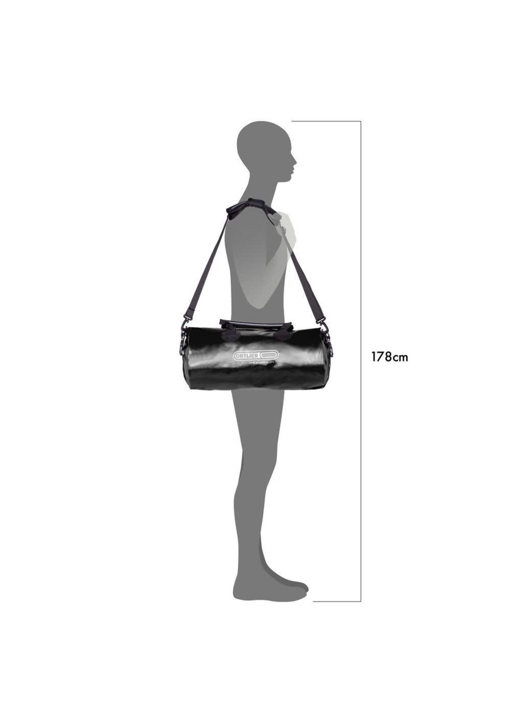 Ortlieb Sac Fourre-Tout Orblieb Rack Pack 24L, Noir
