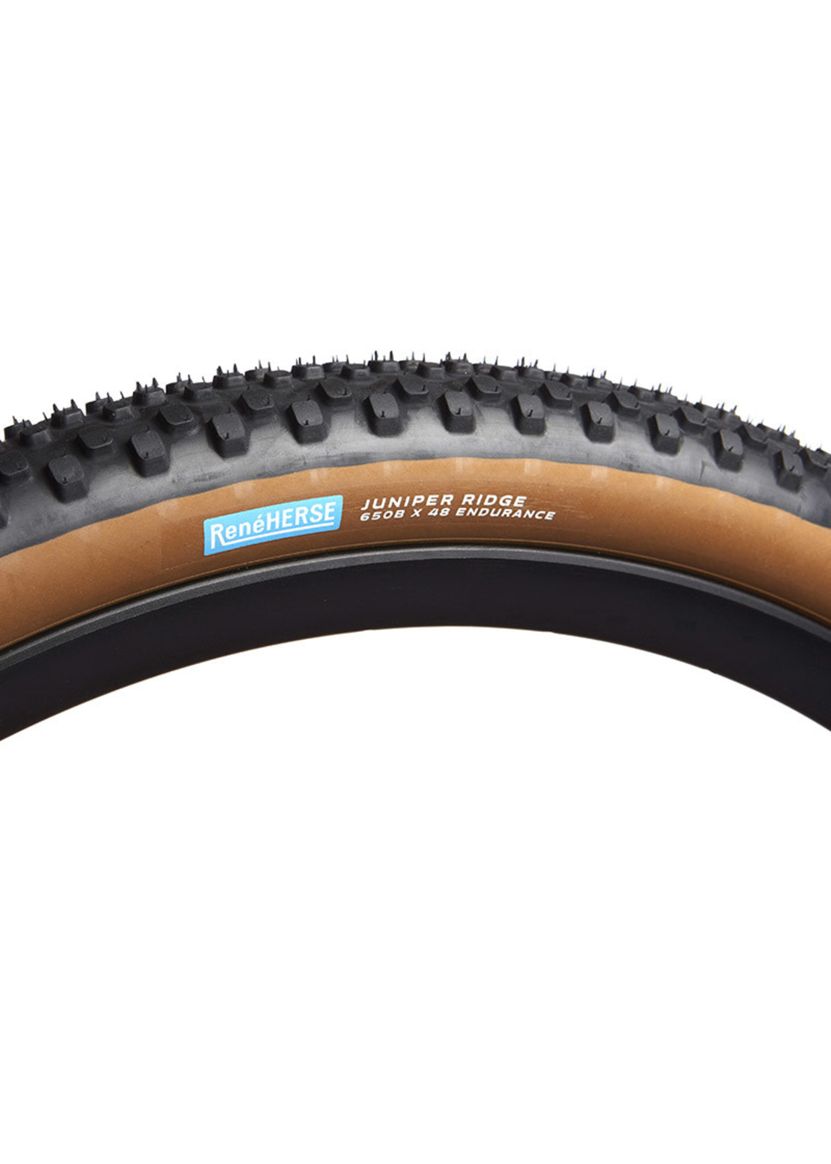 René Herse Pneu René Herse 650b x 48 "Juniper Ridge TC" Endurance flancs beiges foncés