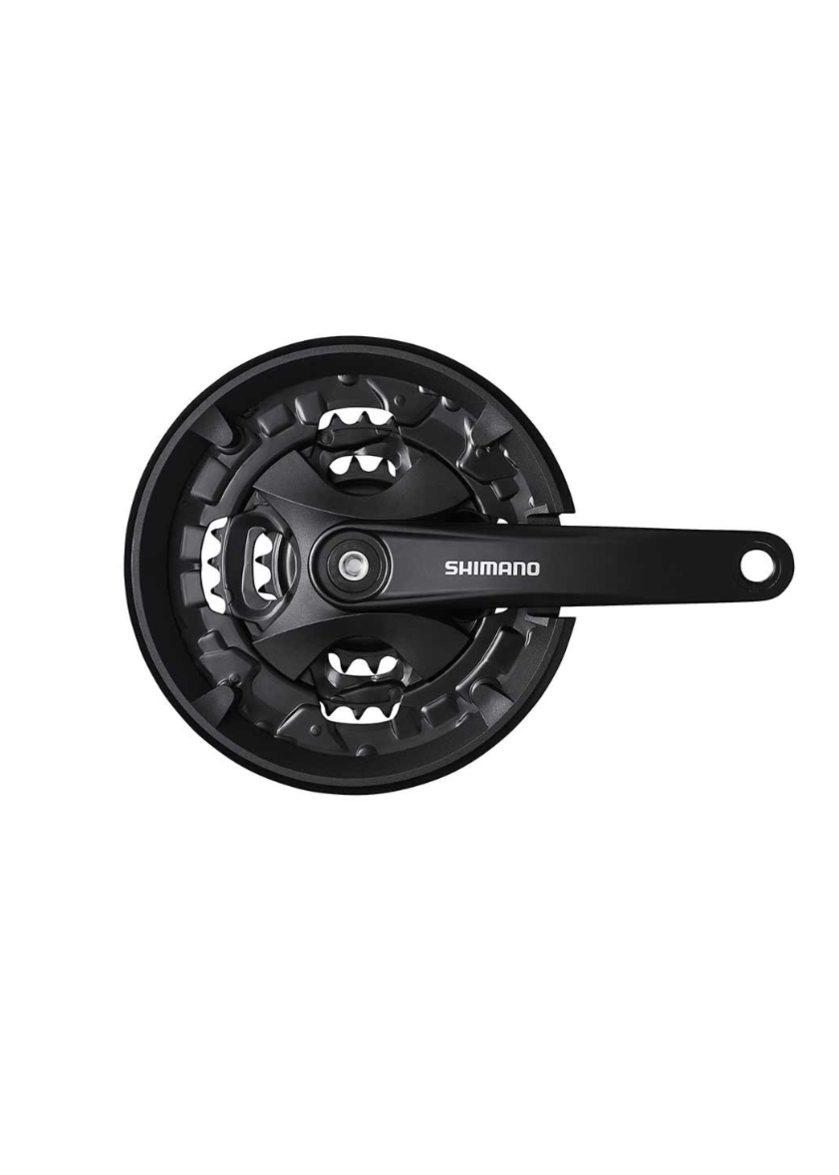 Shimano Shimano, FC-MT101, Pédalier, Vitesses: 9, BCD: Rivets, 22/32/44, Carré, 170mm, Noir, MTB