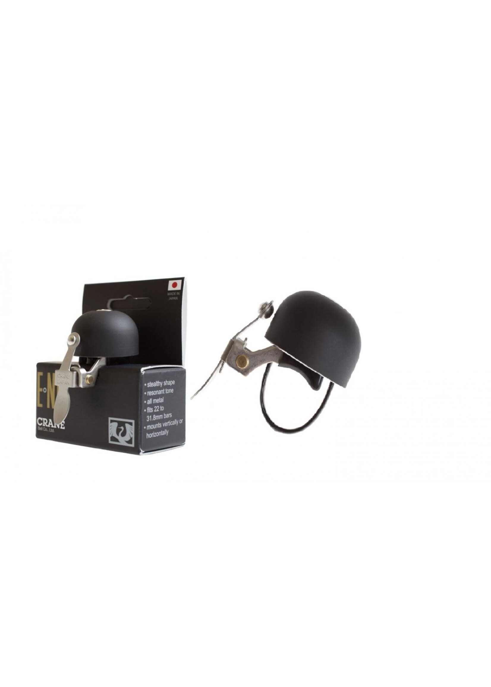 Crane Bell Co. Clochette Crane E-NE, Noir Mat