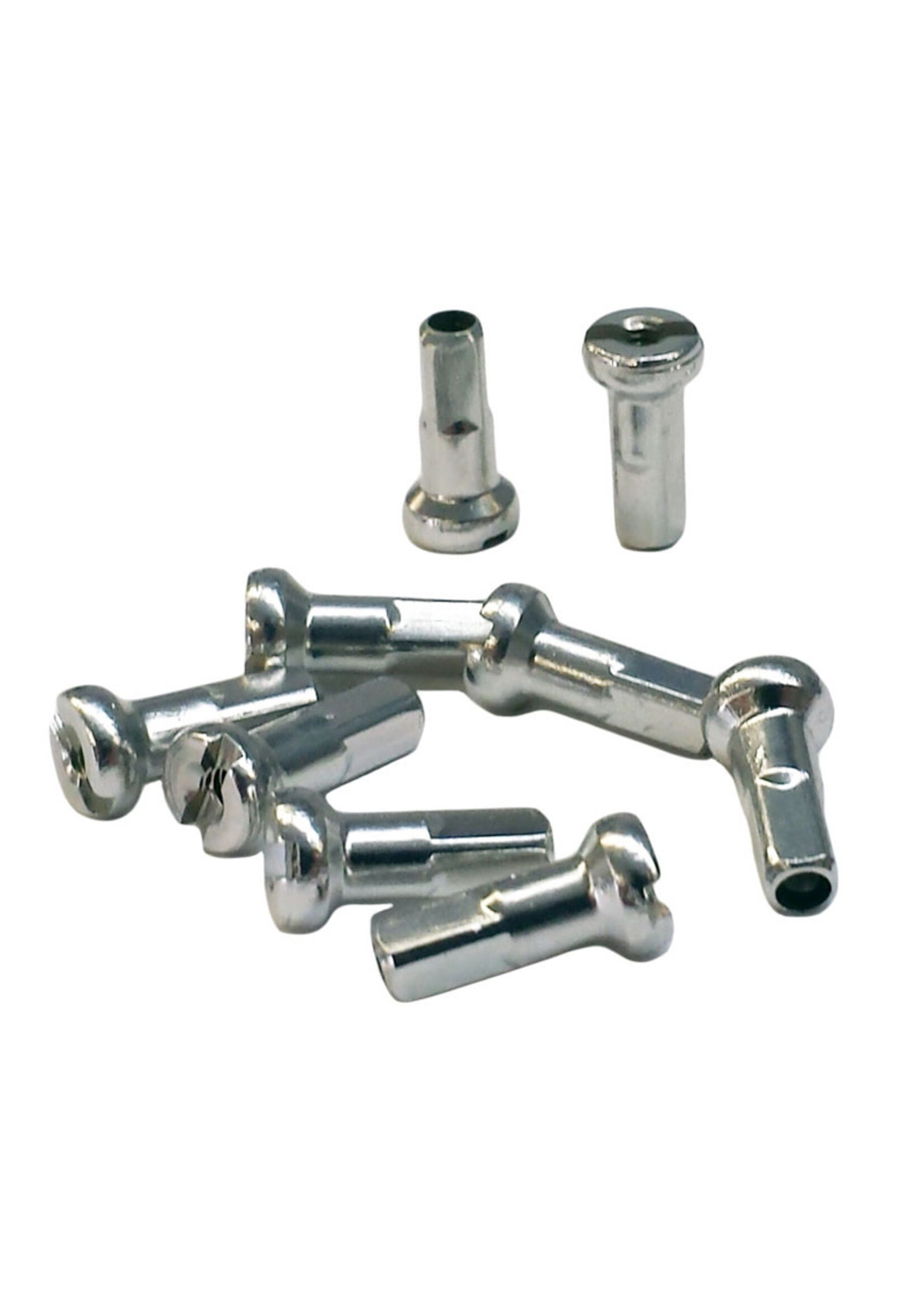 Damco Écrou de rayon en laiton 12mm argent x 144