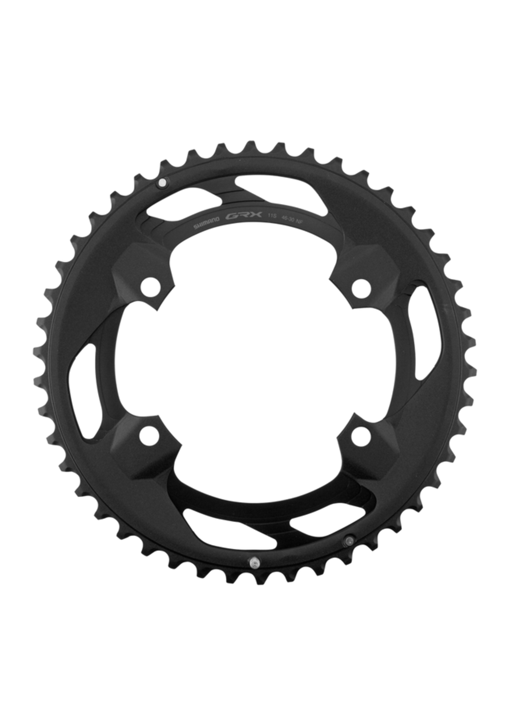Shimano Plateau Shimano, GRX FC-RX600  2x11, 46, BCD: 110 (Noir)