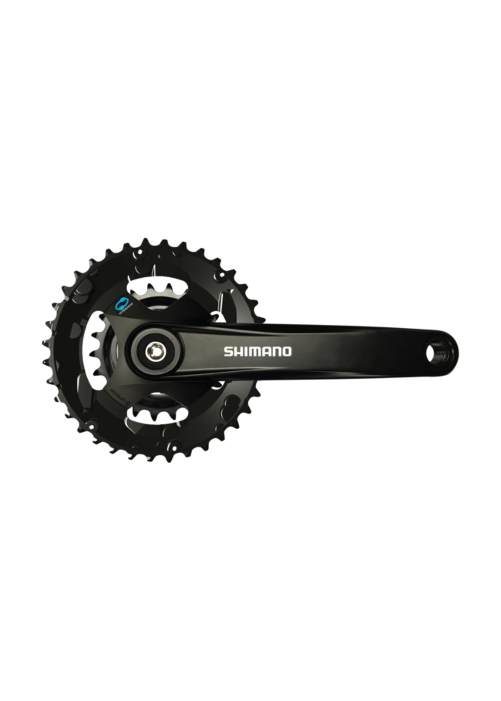 Shimano Shimano, FC-M315-2, Pédalier, Vitesses: 7/8, BCD: Rivets, 22/36, Carré, 175mm, Noir, MTB
