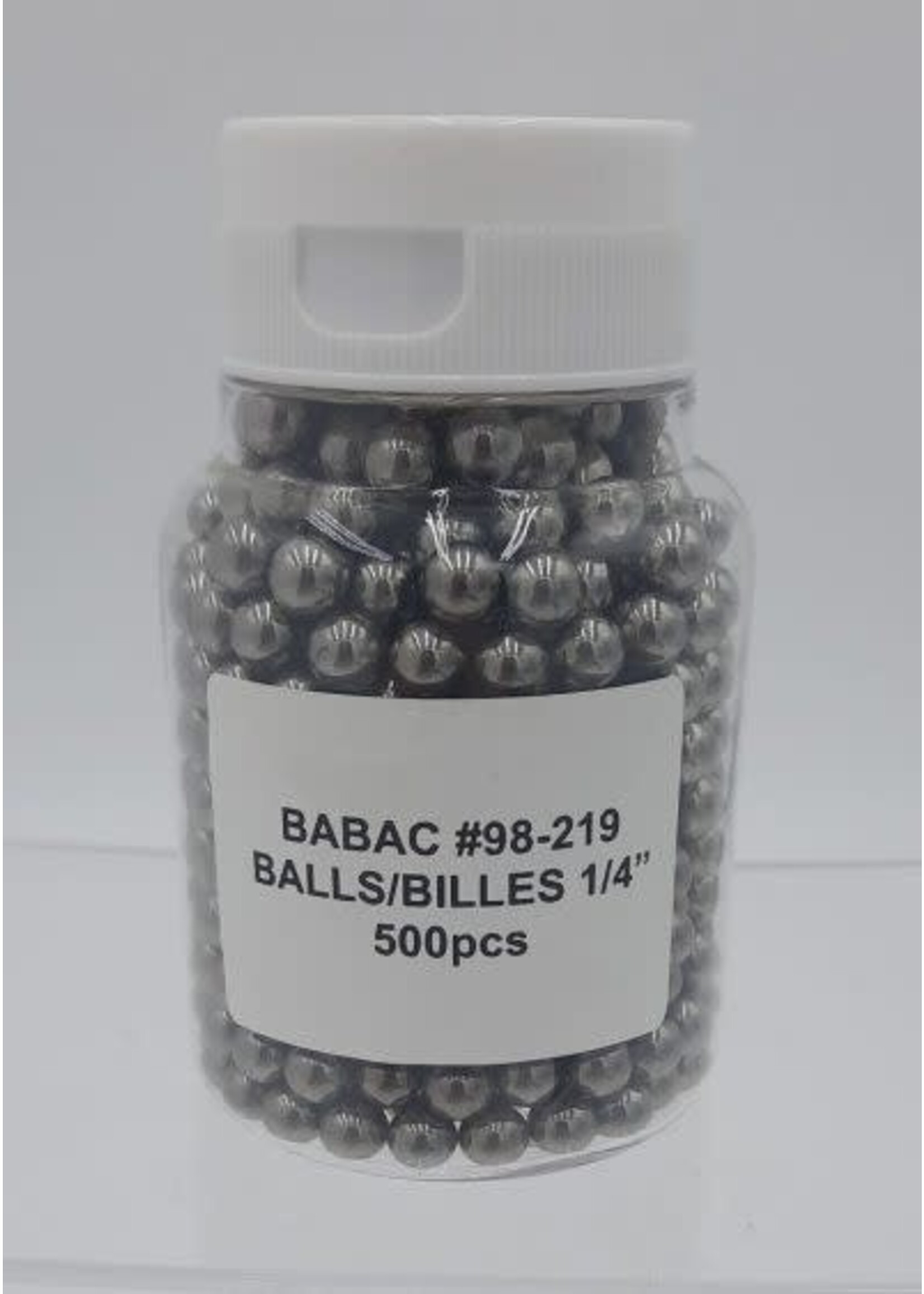 Babac Billes 1/4" en bouteille(500)