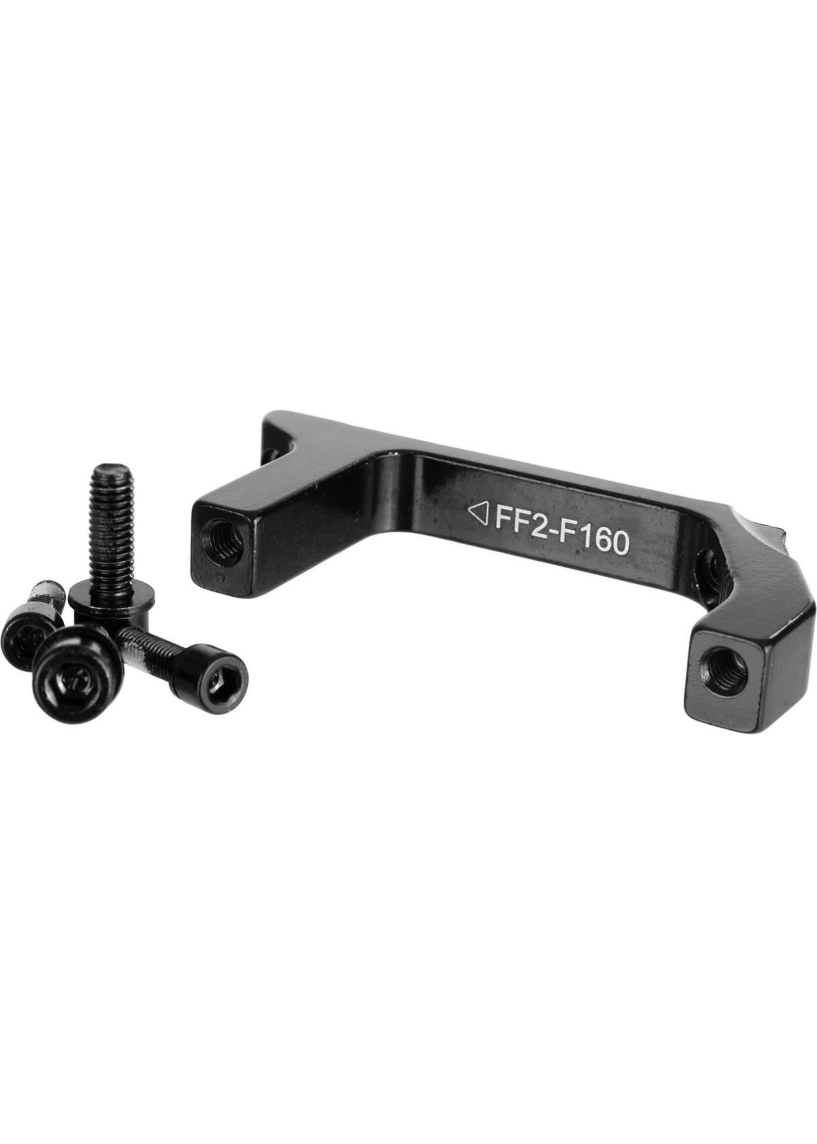 TRP Cycling TRP Front Flat Mount Fork to Post Mount Caliper Adaptor for 160 mm Rotors with two 17 mm Bolts