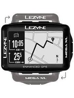 Lezyne Lezyne Mega XL, Cyclomètre GPS, sans accessoires, Noir