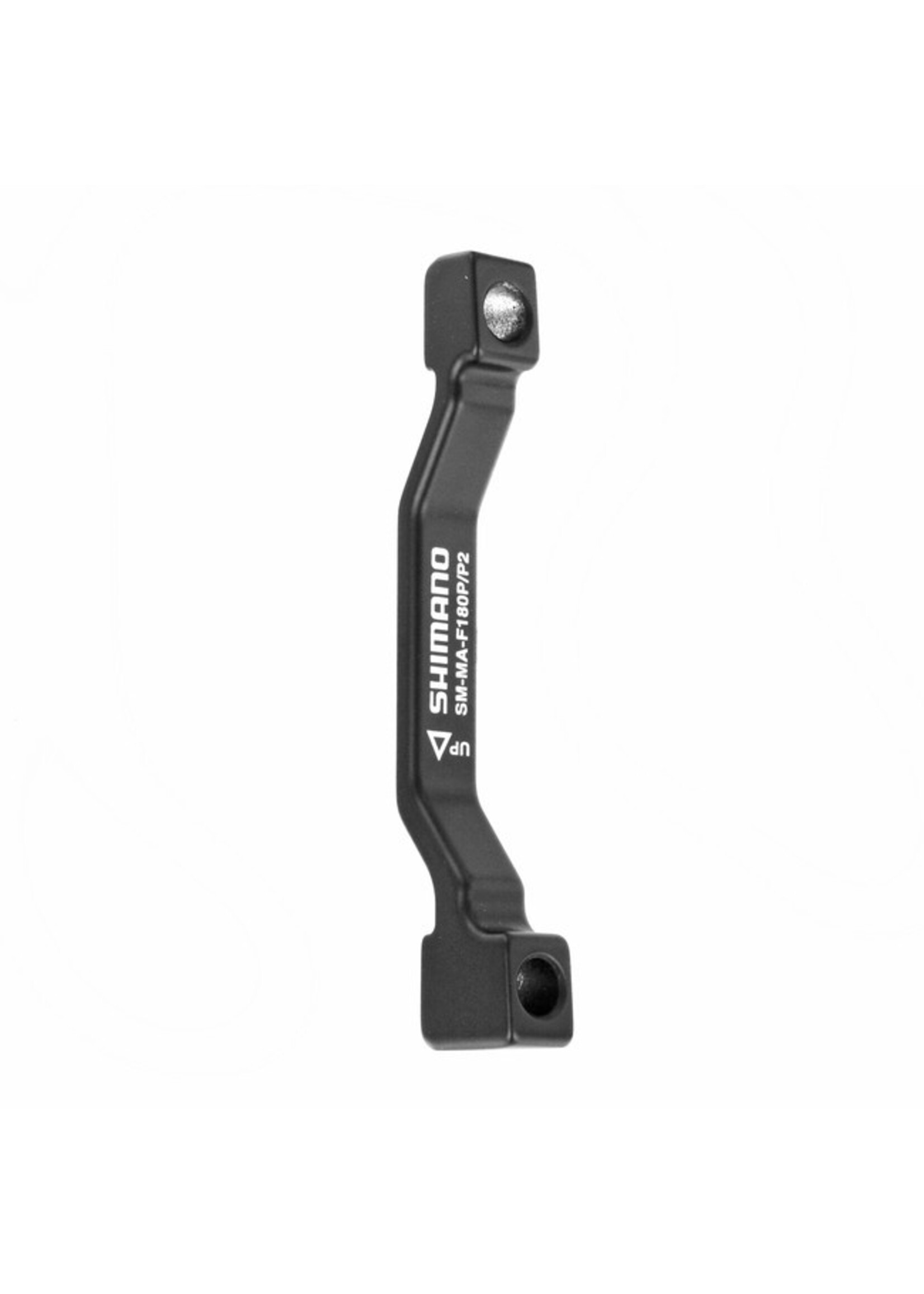 Shimano Shimano, SM-MA-F180P/P2, Disc brake adapter for Post Mount caliper, Front, Post Mount fork, 180mm rotor
