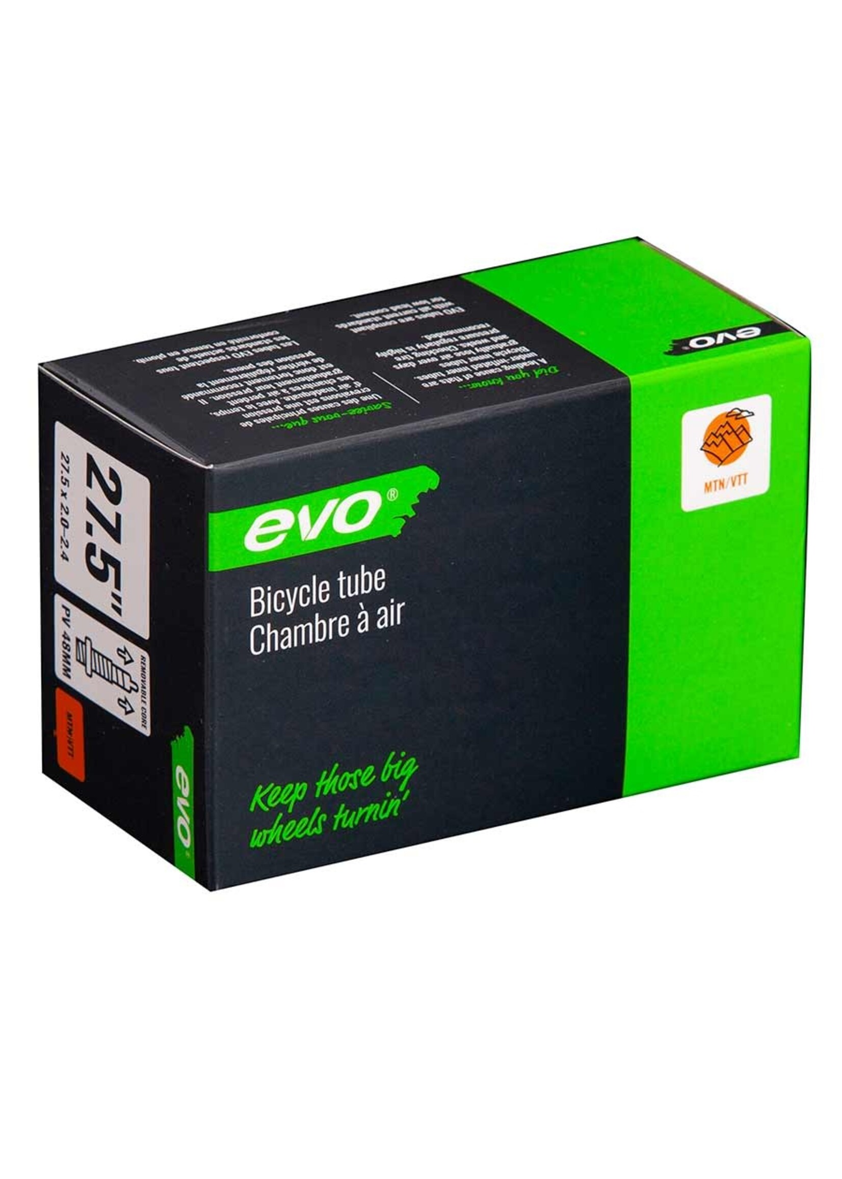 Evo Chambre à air EVO  27.5'' x 2.00''-2.40'', V/P, 48mm