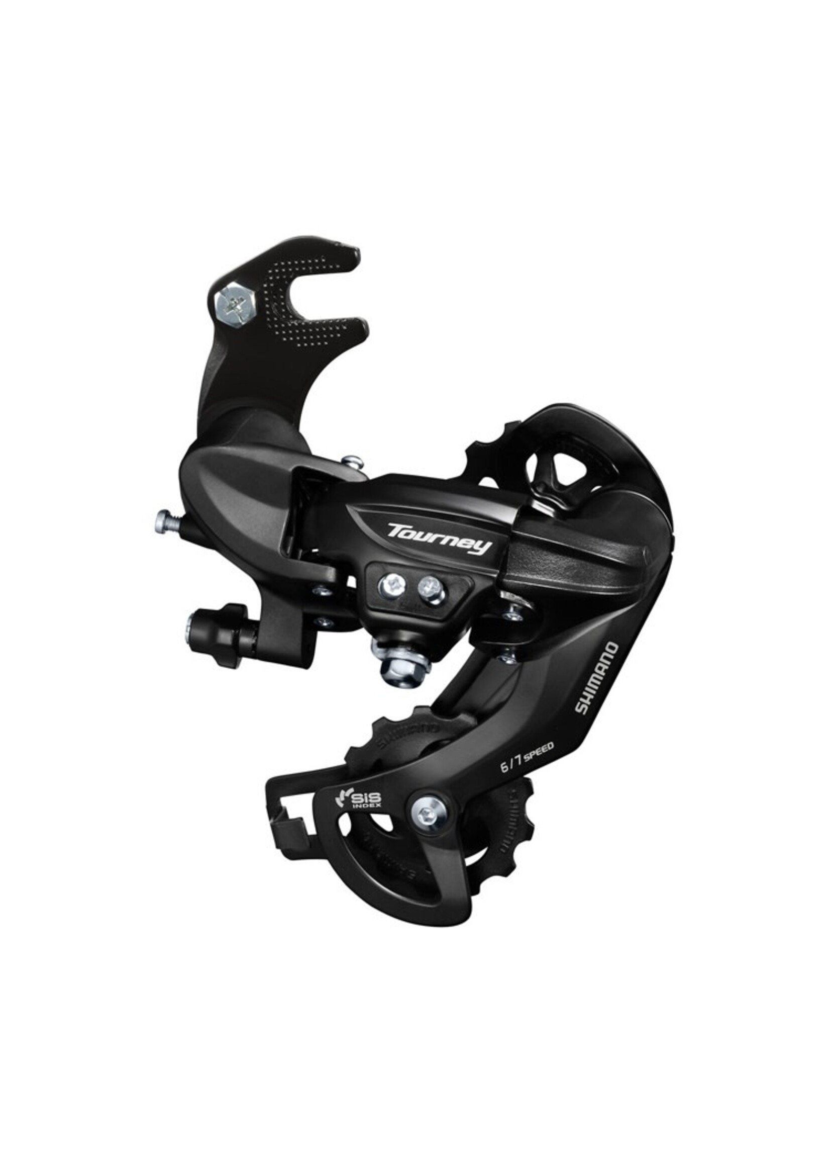 Shimano Derailleur arrière Shimano Tourney RD-TY300 6/7 vit. SGS Noir avec adaptateur
