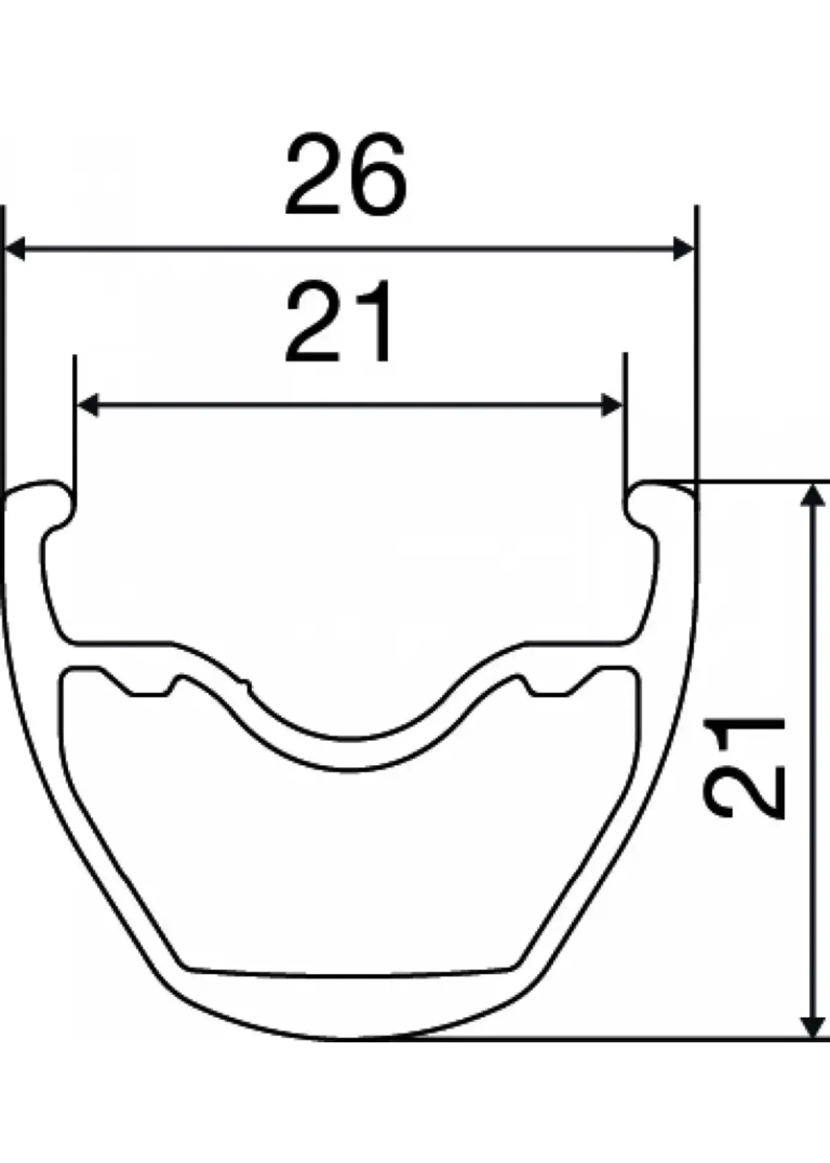 Mavic Roue Arrière 26" Mavic CrossRide FTS-X