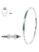 Sun Ringlé Roue Arrière 700C, Jante Sun Ringlé Assault, Moyeu Joytech à Roue-Libre, Rayons DT Inox Argent