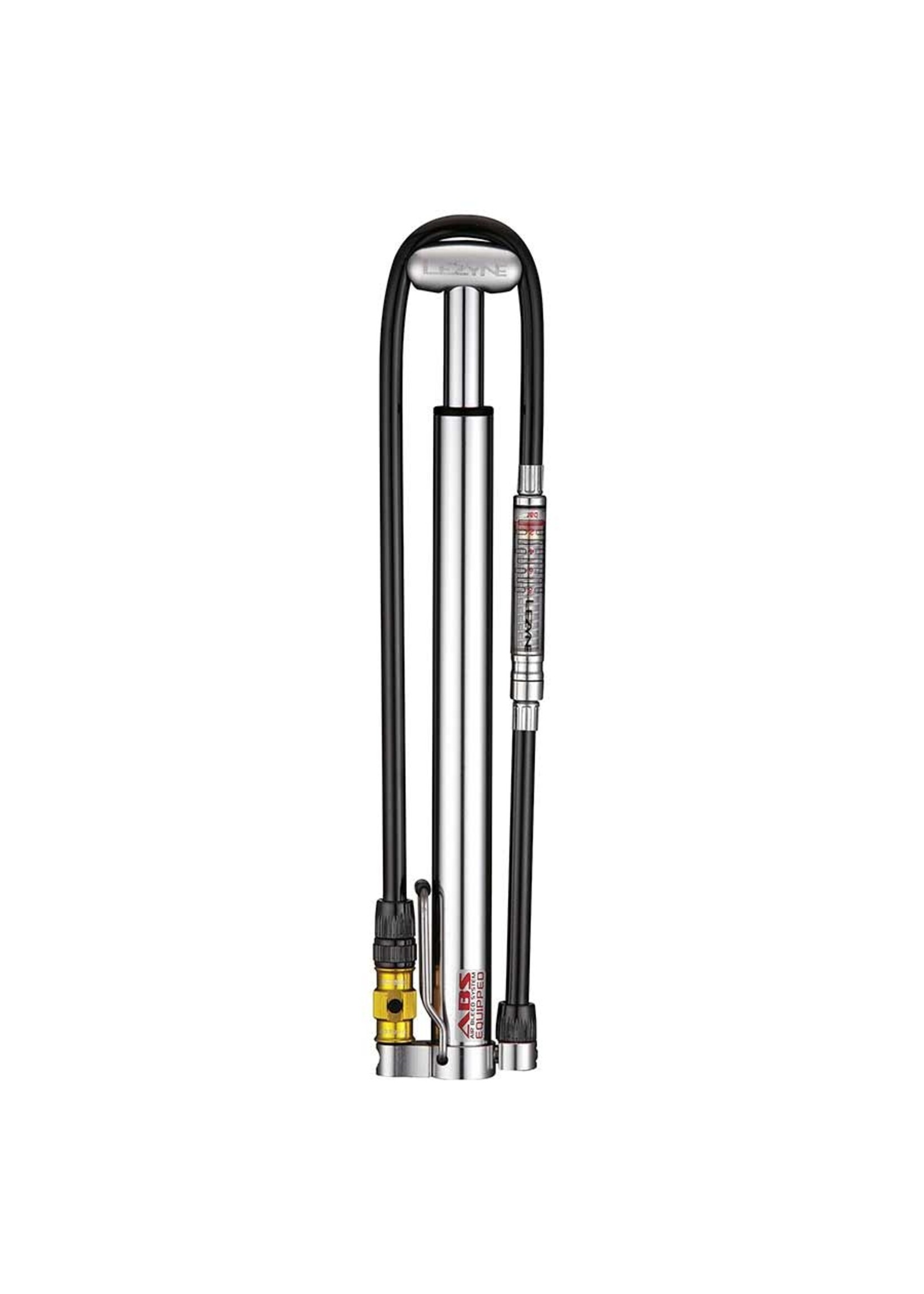 Lezyne Pompe portative Lezyne "Micro Floor Drive HPG"  haute pression avec manomètre