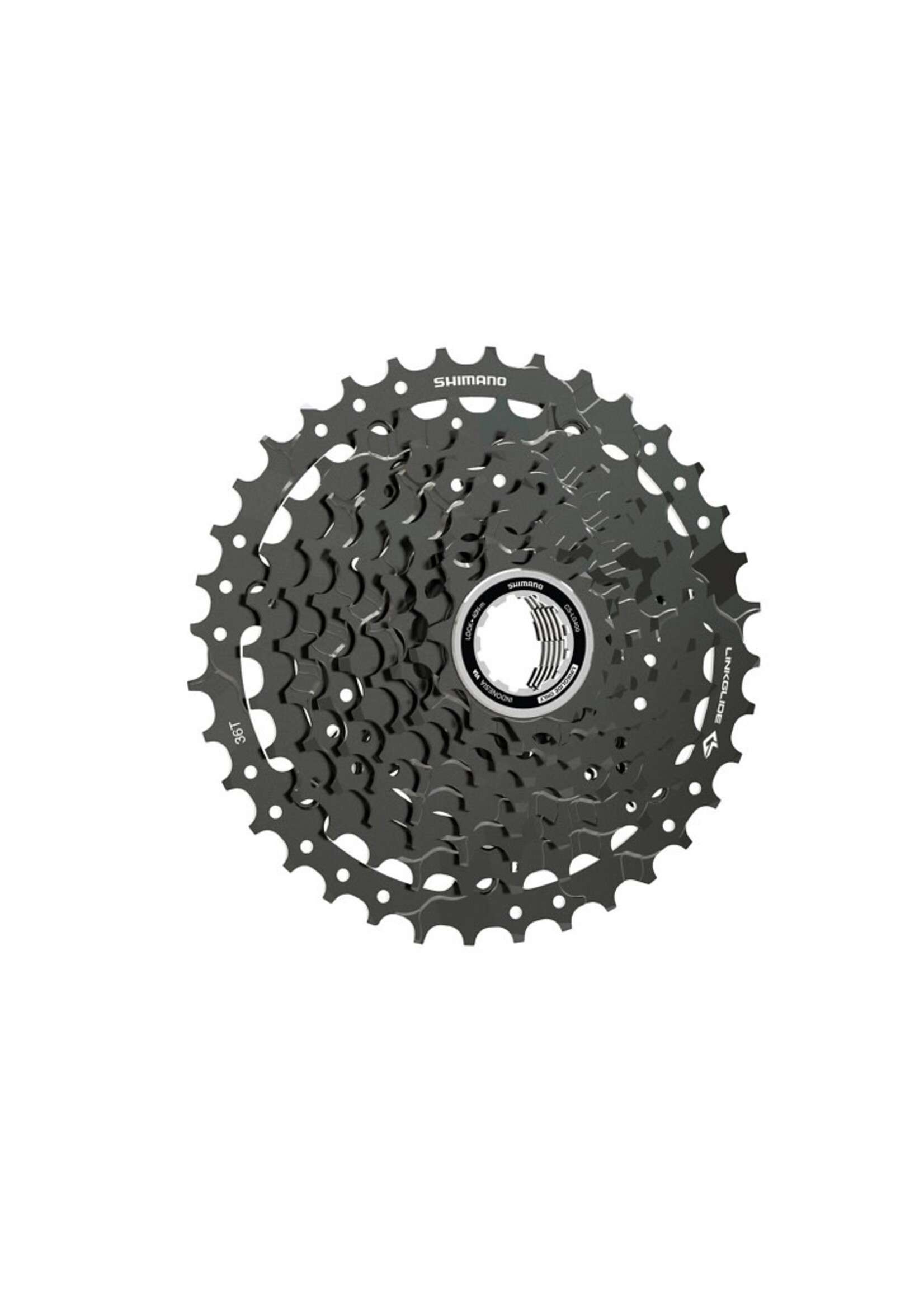 Shimano Cassette 9 Vitesses Shimano Linkglide CS-LG400-9, 11-36