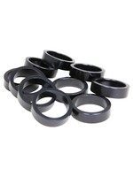 Evo Espaceurs pour jeu de direction EVO, Aluminium, 28.6mm, Noir, 10mm, (10X)