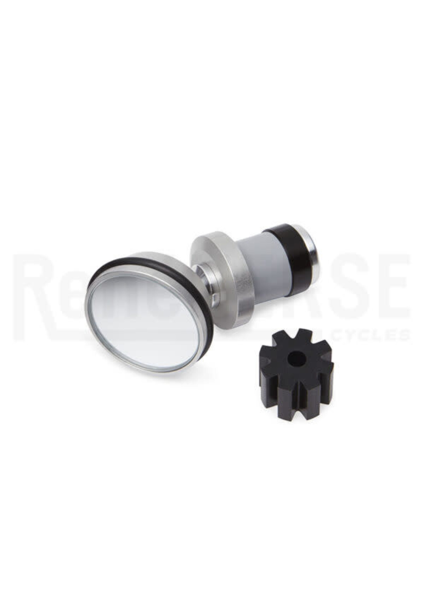 Miroir d'embout de Guidon Berthoud, Argent