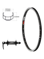 Sun Ringlé Roue Avant 700C, Jante Sun Ringlé CR-18, Moyeu Shimano Deore T610, 36 Rayons Pillar Inox Noirs