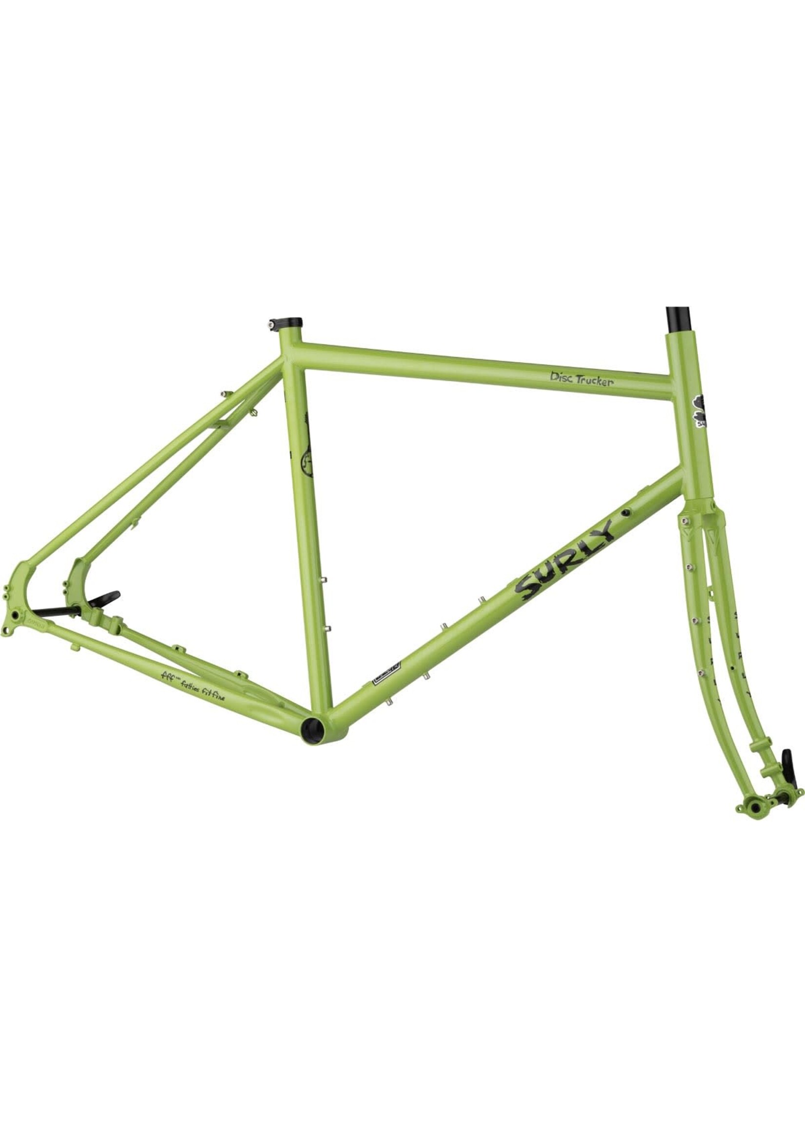 Surly Cadre Surly Disc Trucker 26", Vert Soupe Pois & Lime, 54 cm