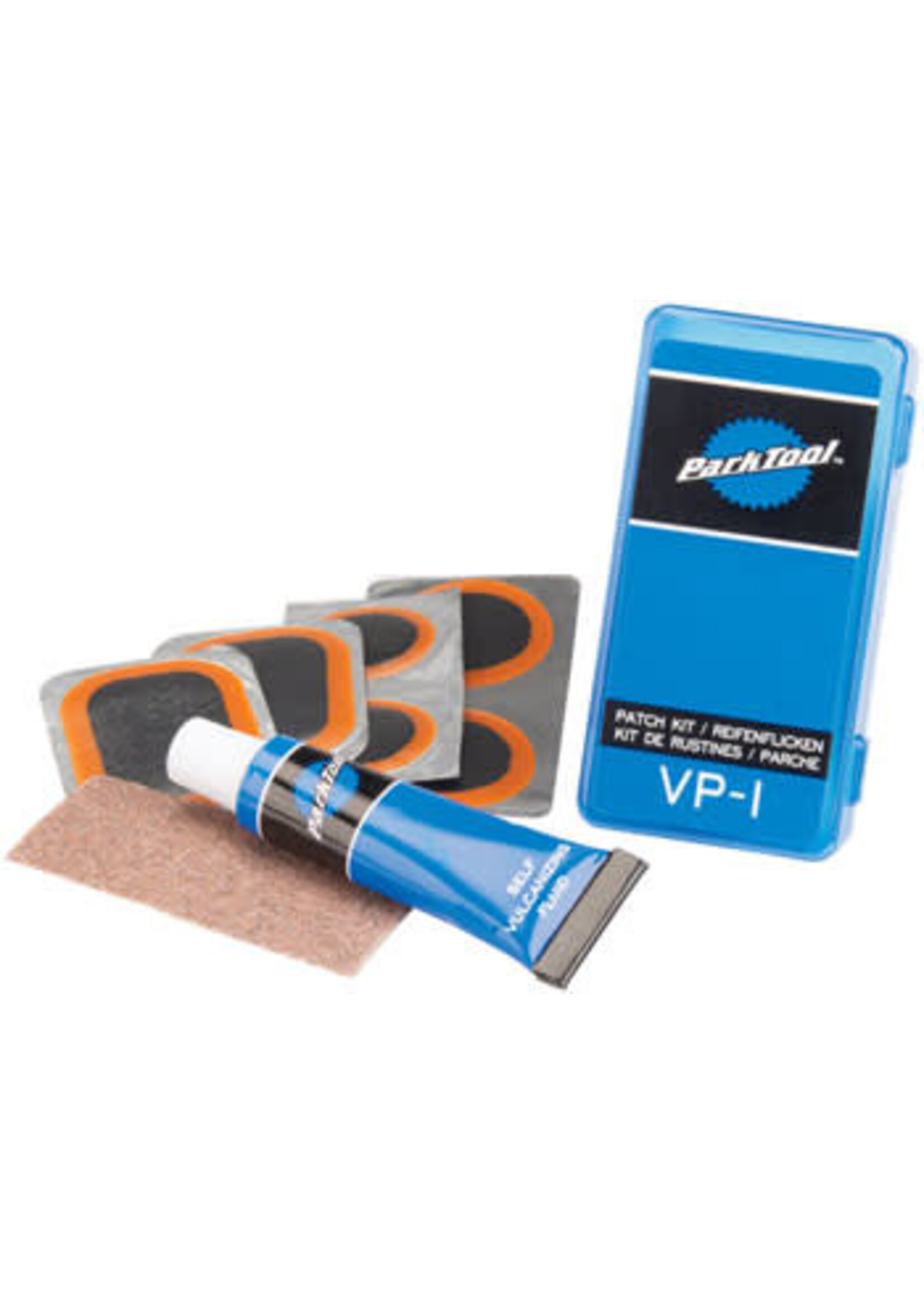 Park Tool Ensemble de rustine avec colle Park Tool Vulcanizing