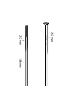 Sapim Rayon Sapim, Race, Rayons, Droit - Straight Pull, Noir, 2.2/1.8/2.0, Longueur: 296, Unité