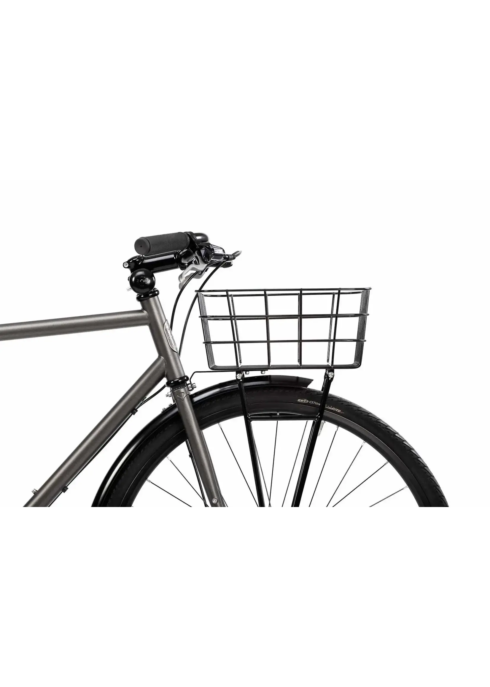 Pelago Bicycles Porte-Bagage Avant Pelago Rasket en Inox, Noir