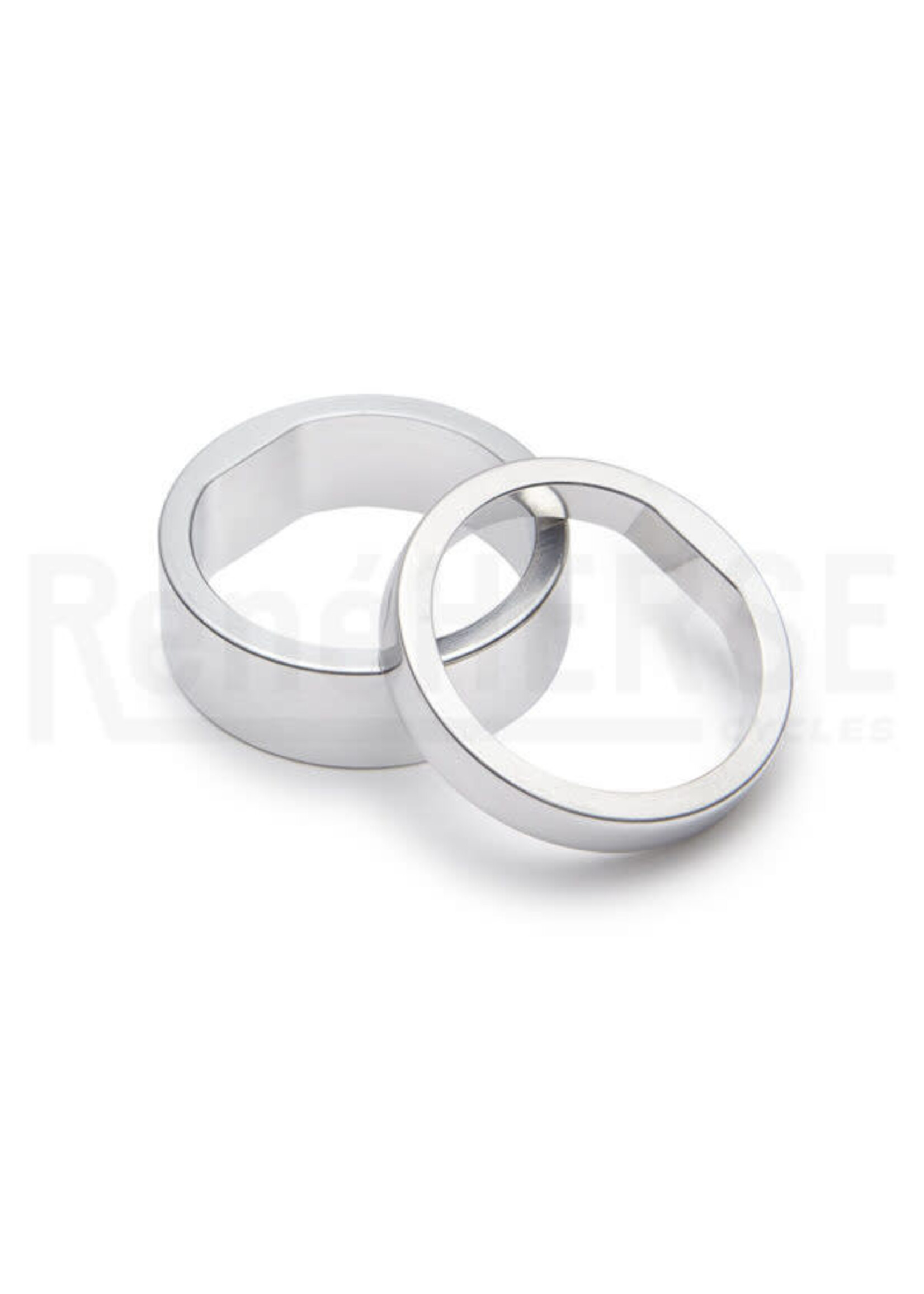 René Herse Entretoise pour direction filetée 1 po René Herse, 10mm, argent