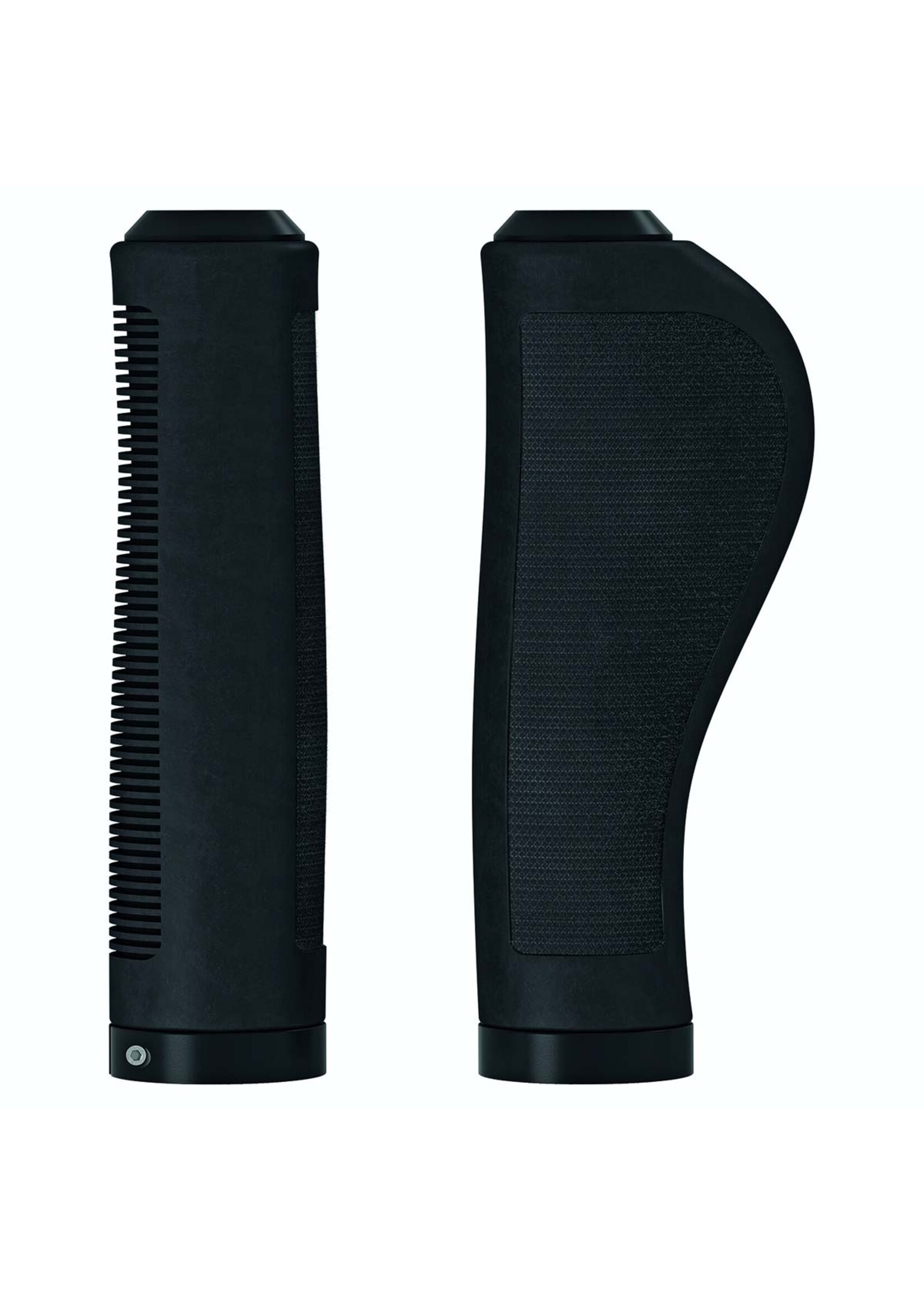 Brooks England Brooks Ergonomic Rubber Grip - Black 130/130mm
