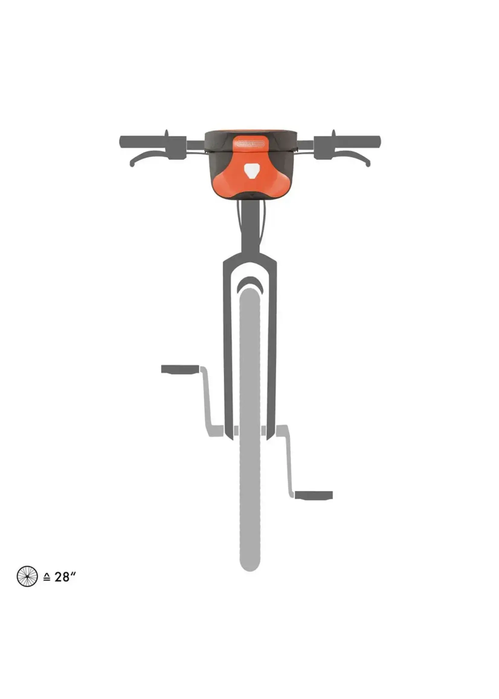 Ortlieb Sac de Guidon Ortlieb Ultimate 6 Free M 6,5L, Rouille