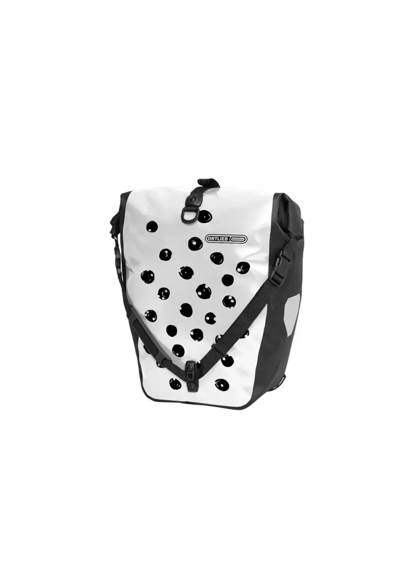 Ortlieb Sacoche Ortlieb Back Roller Design QL2.1 20L, Pois Blancs