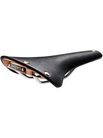 Brooks England Selle Brooks Cambium C17 Special Black/black rubber w. Copper Rivets