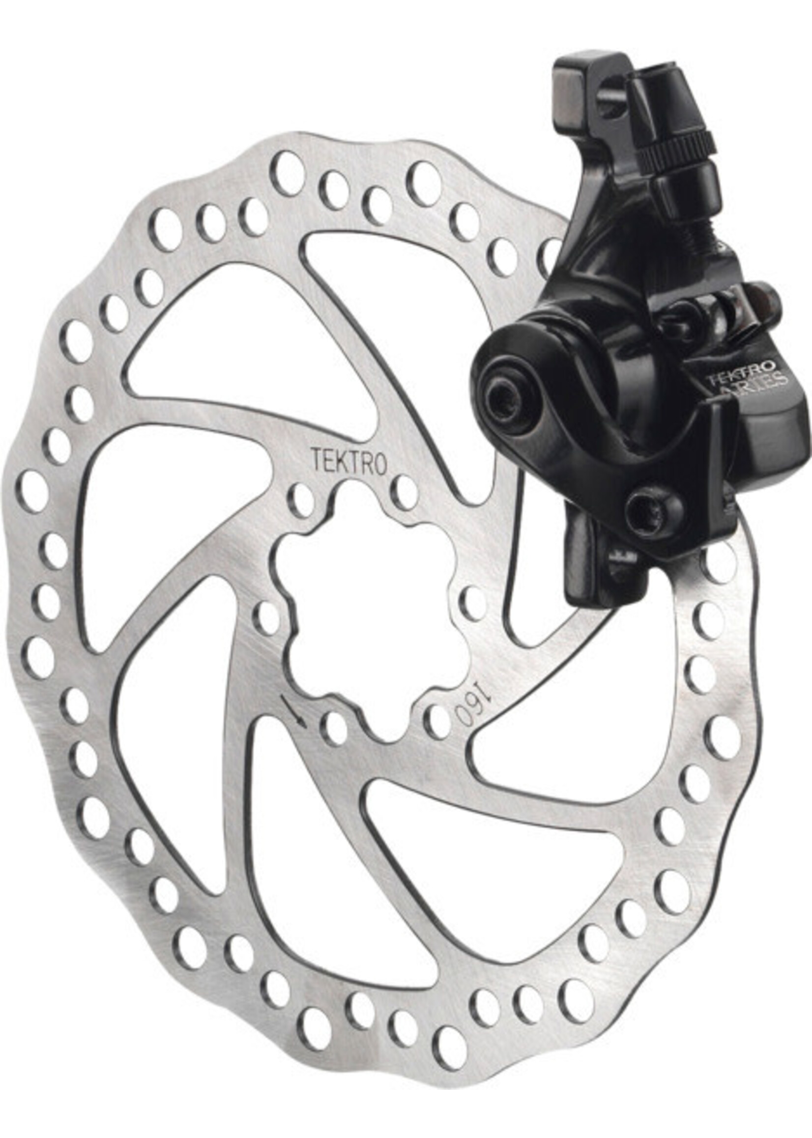 Tektro Frein à disque mécanique Tektro Aries MD-M300 de type "Post Mount"  tirage mtb