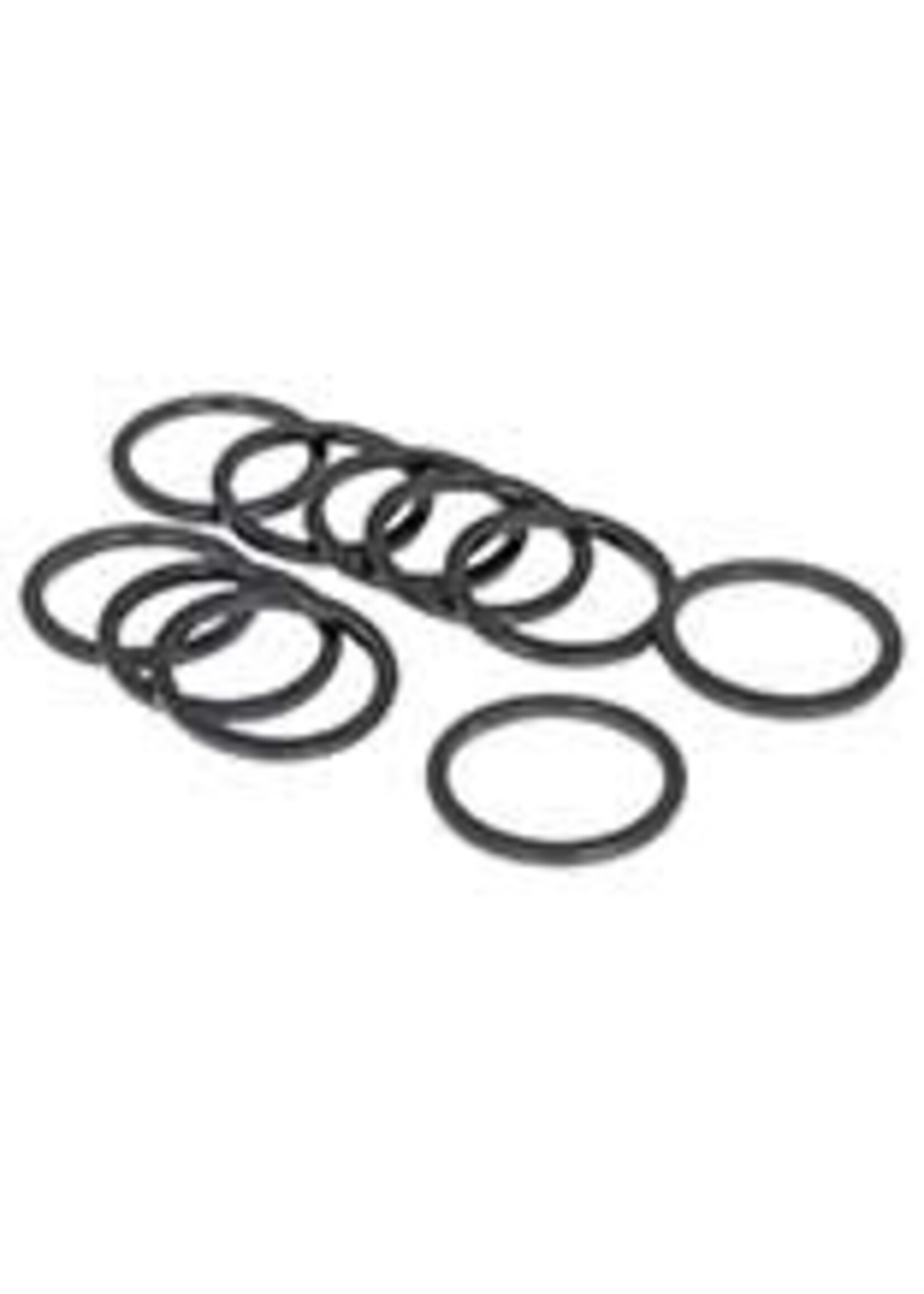 Evo EVO, Alloy headset spacers, 28.6mm, Black, 2.5mm, (10X)