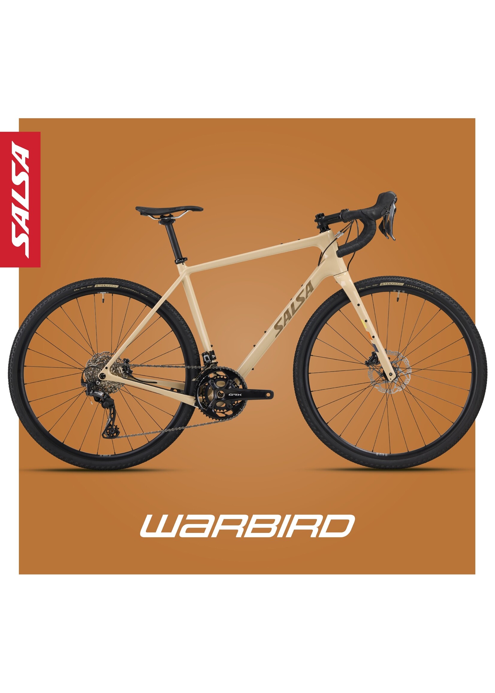 Salsa Cycles Vélo Salsa Warbird C GRX 820 2X12, Champignon