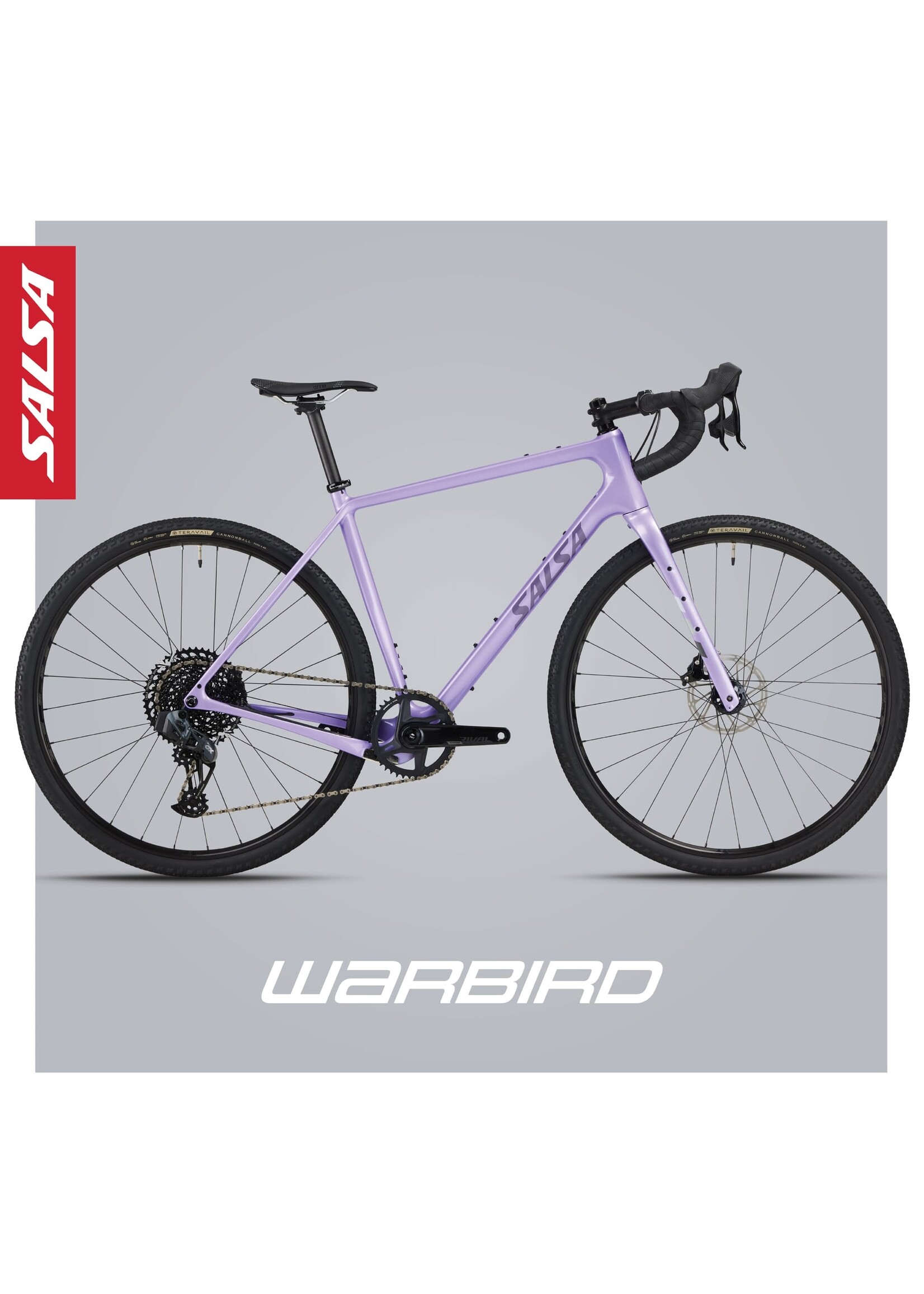 Salsa Cycles Vélo Salsa Warbird C Rival GX Eagle AXS, Lilas
