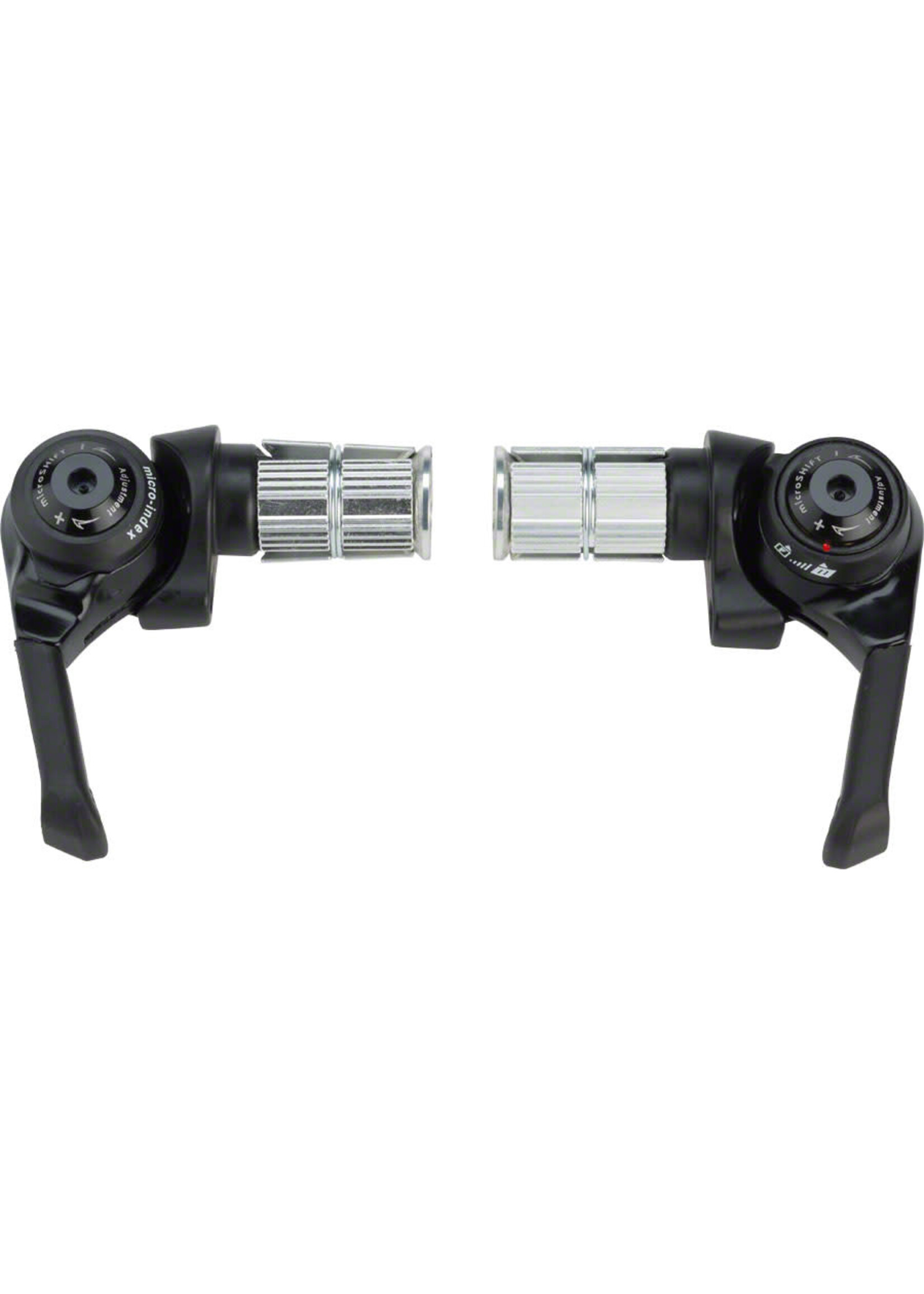 MicroShift Manettes de Vitesses d'Embouts de Guidon MicroShift BS-M11