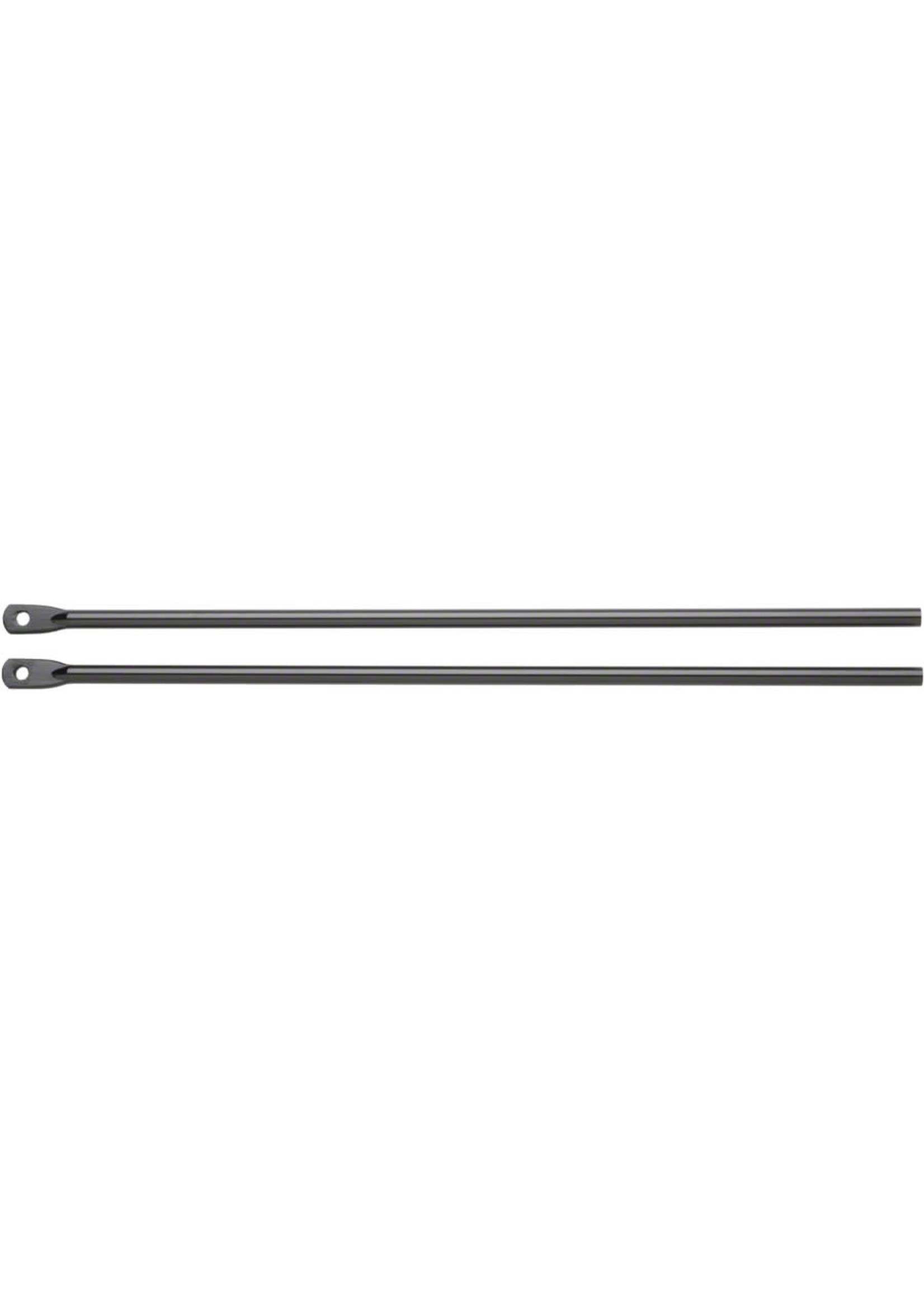 Salsa Cycles Salsa Tiges extra-longue 8mm x 370mm Paire, Noir