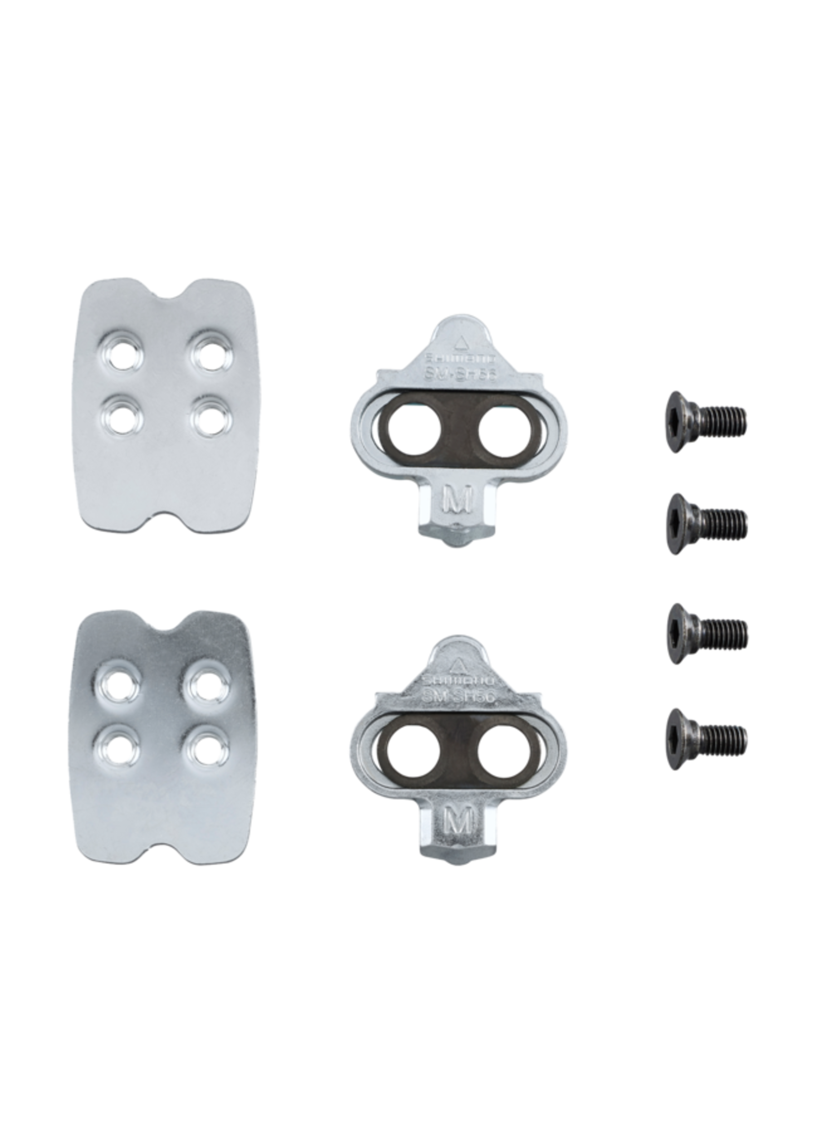 Shimano Ensemble Cales et Écrous pour Vélo de Randonnée SM-SH56 Flottement Ample