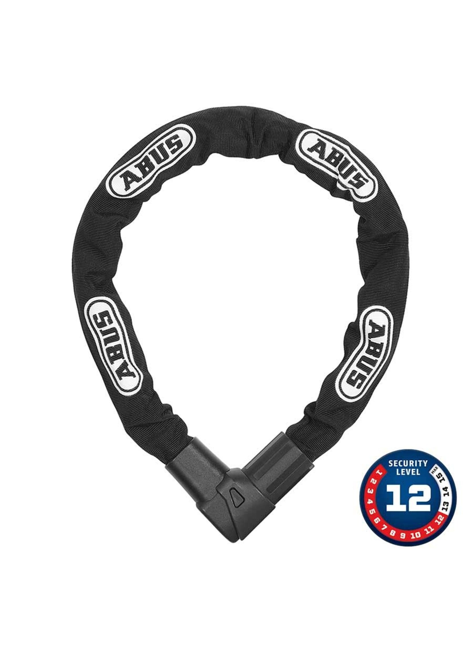 Abus Abus, CityChain Plus 1010K, Cadenas à chaîne, Clé, 9mm, 140cm, 4.6', Noir