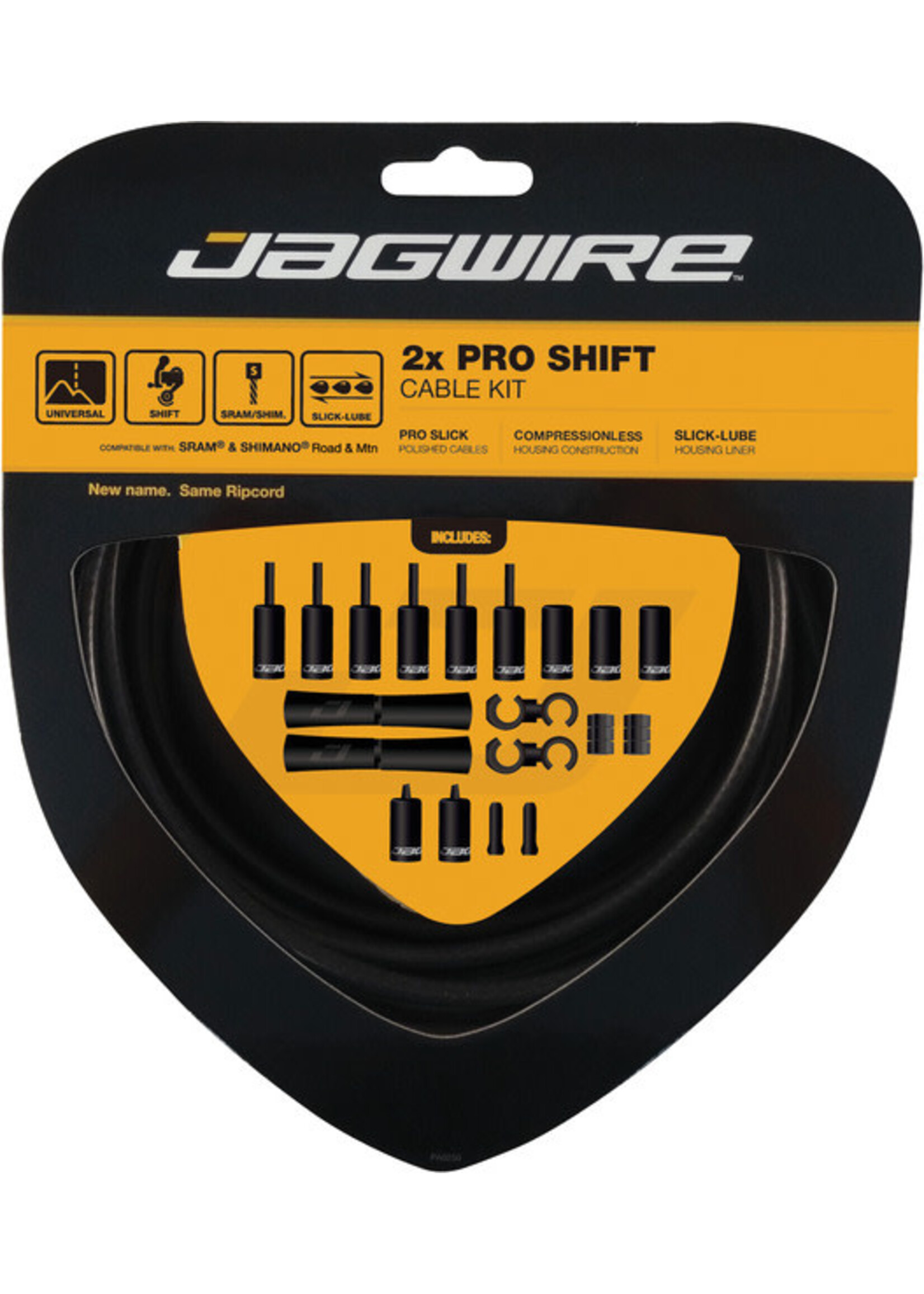 Jagwire Ensemble de Cable de Vitesse Jagwire 2X PRO SHIFT