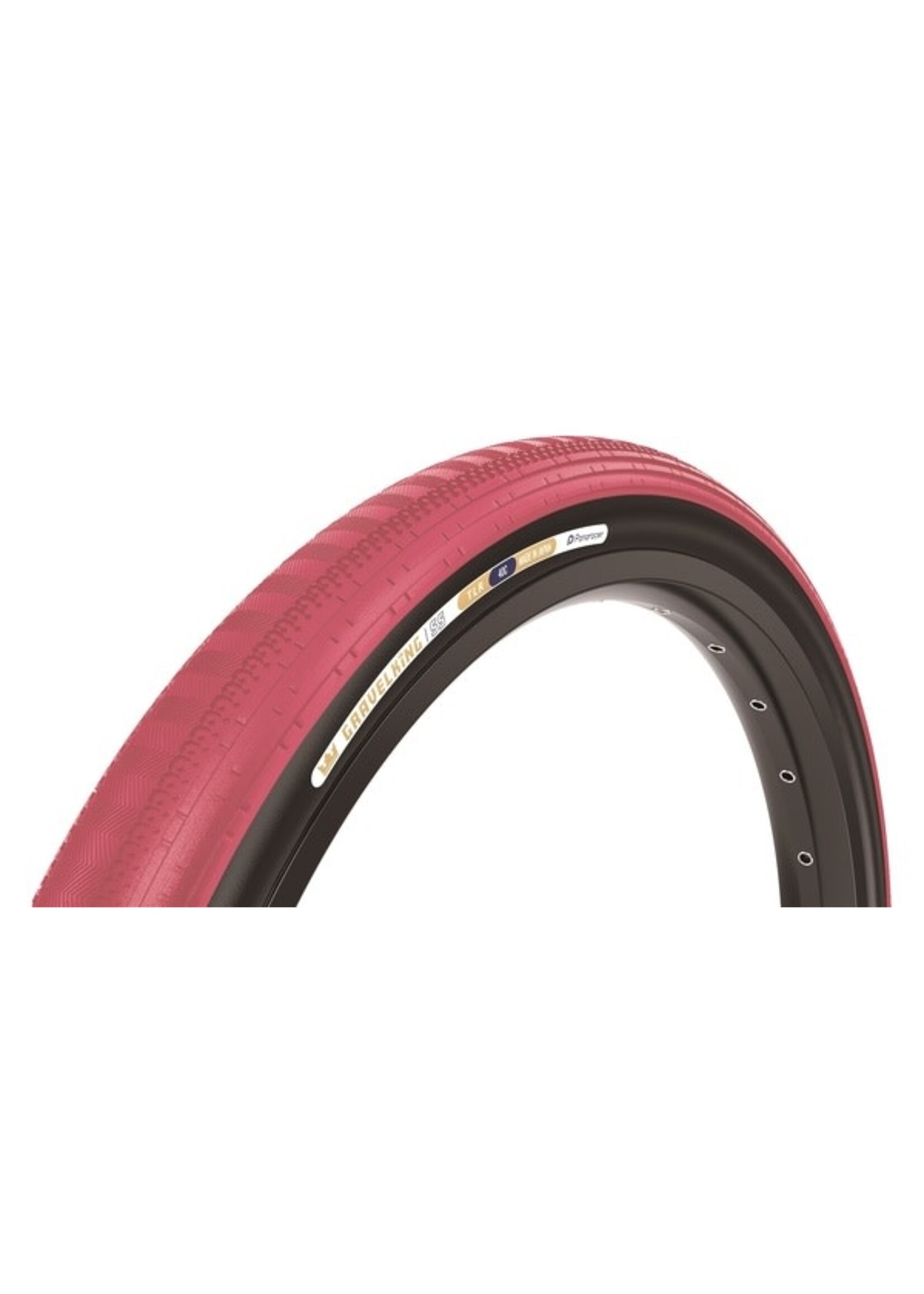 Panaracer Pneu Panaracer GravelKing SS - 700 x 45 Canneberge/Noir