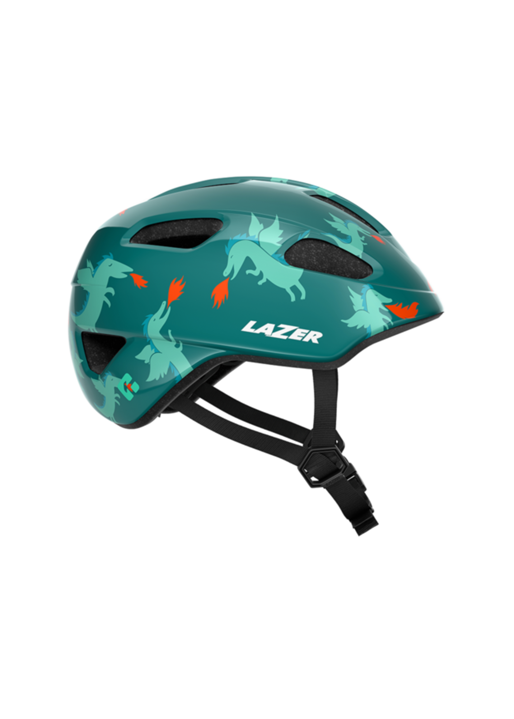 Lazer Casque Enfant Lazer NUTZ 2.0 Kiteticore Taille Universelle 50-56cm) Dragonnes