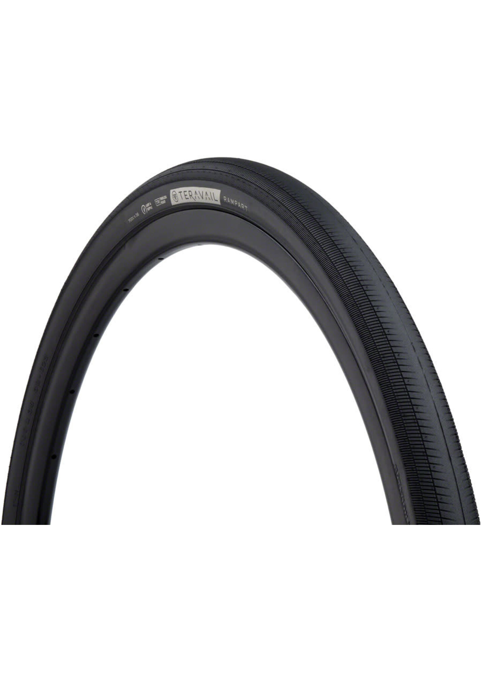 Teravail Pneu Teravail Rampart Light And Supple, Flancs Noirs, 700C X 38mm - 38-622