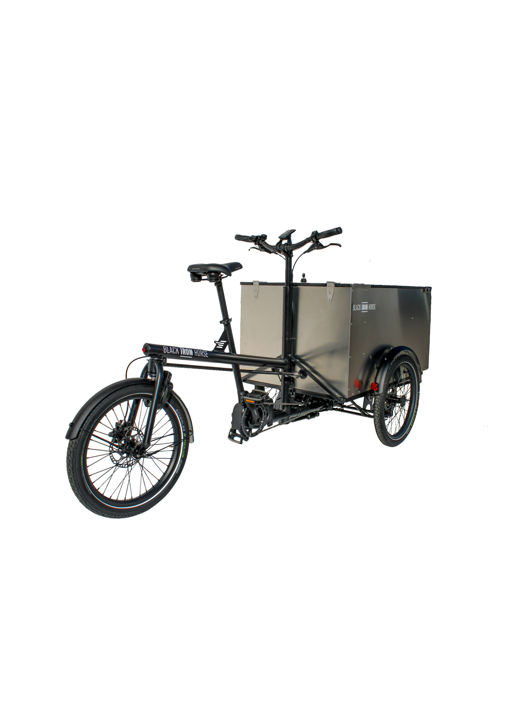 Black Iron Horse Triporteur Cargo à Assistance Électrique Black Iron Horse Ox Multi