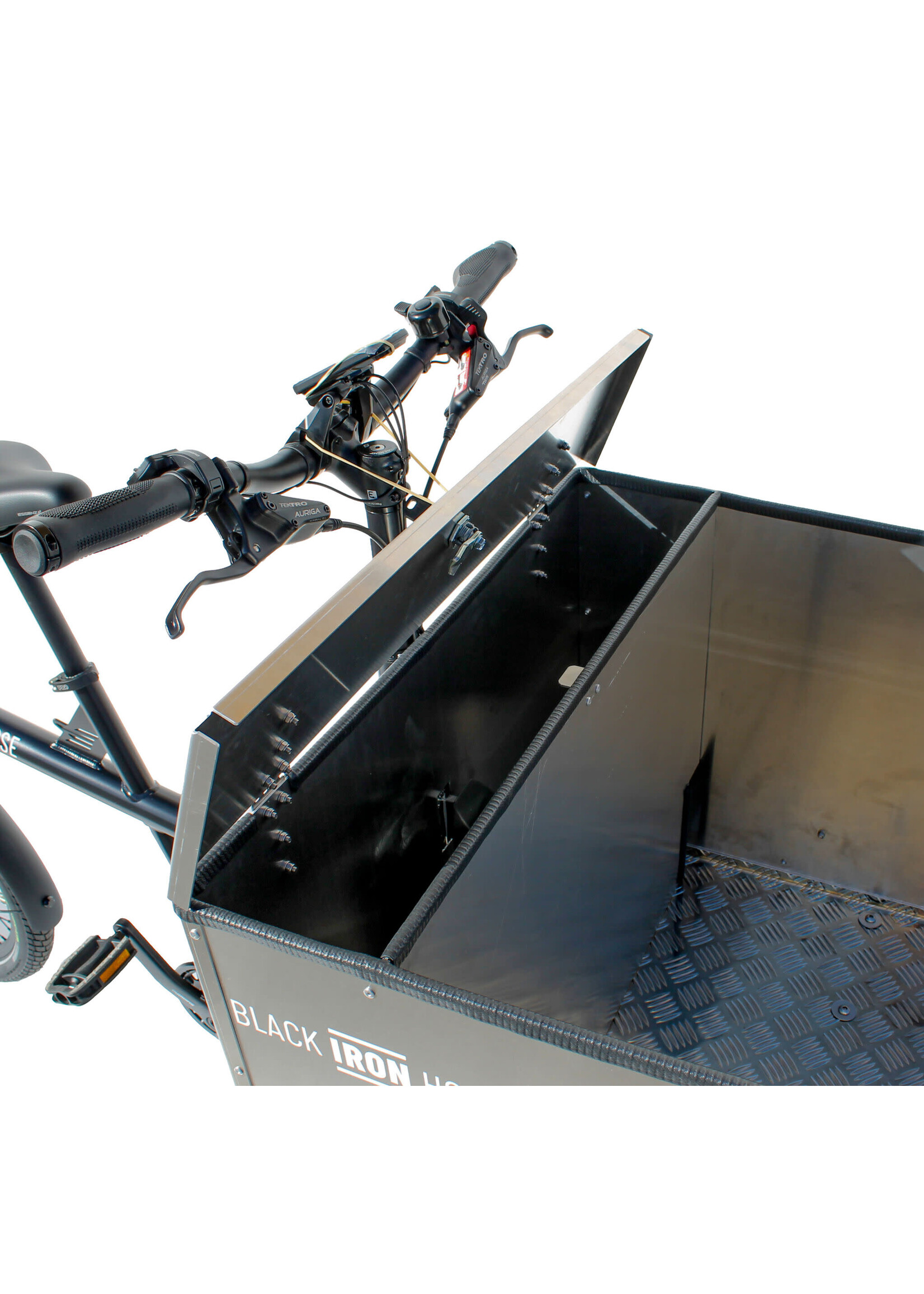 Black Iron Horse Triporteur Cargo à Assistance Électrique Black Iron Horse Ox Multi