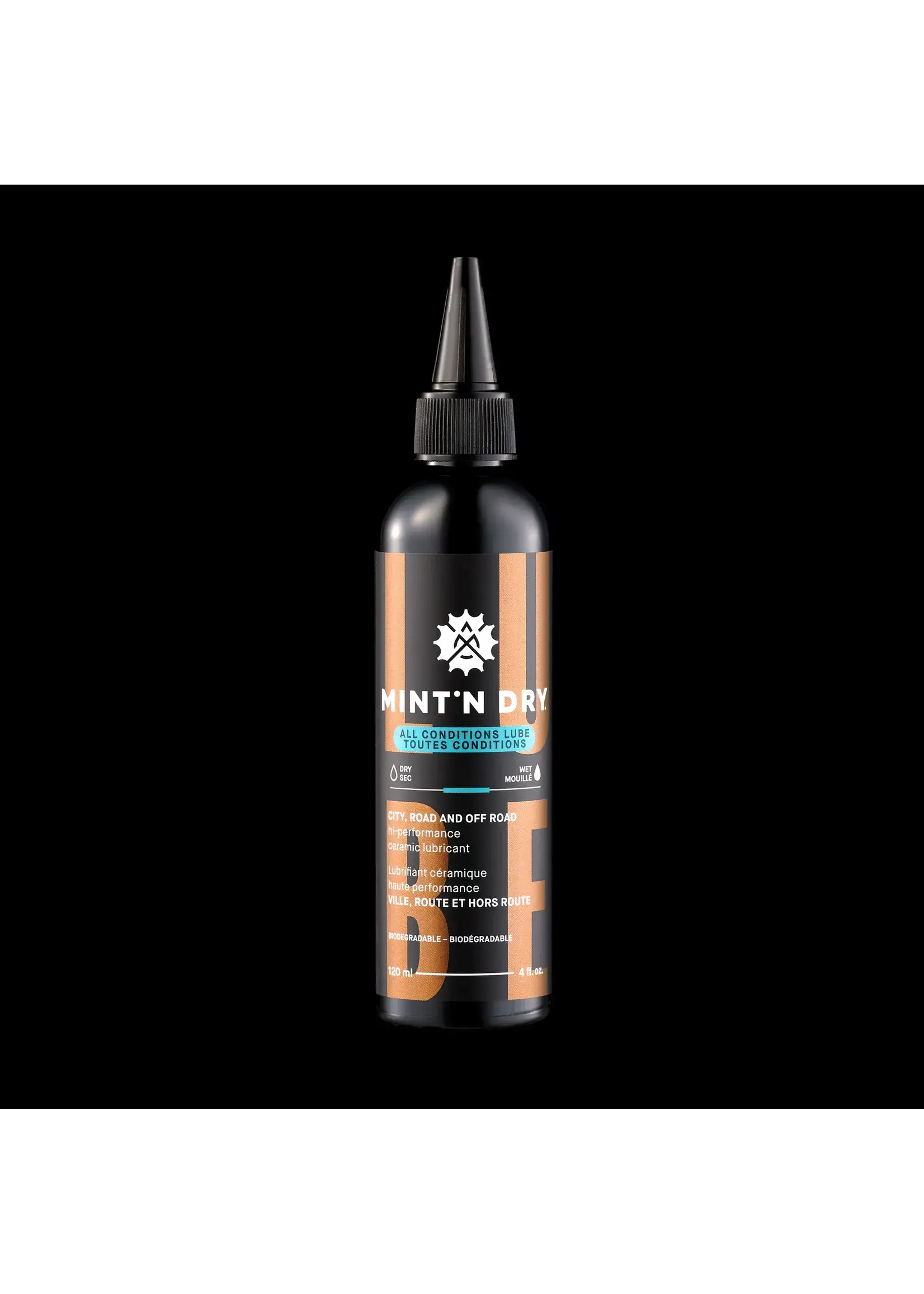 Mint'n Dry Lubrifiant à Chaîne Mint N' Dry  Toutes Conditions, 120 ml