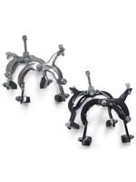 Damco Paire de MACHOIRE DE FREIN MTB ACIER AV/ARR NOIR