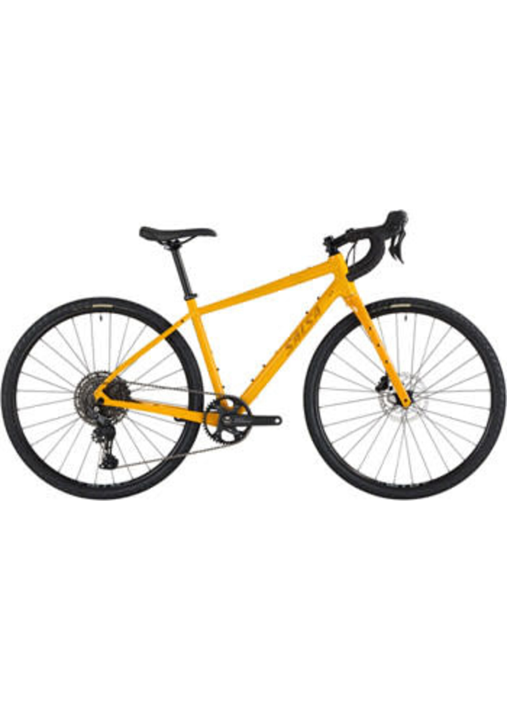 Salsa Salsa Journeyer Guidon courbé Cues 1x11 - 700c, Aluminium, Moutarde, 51cm