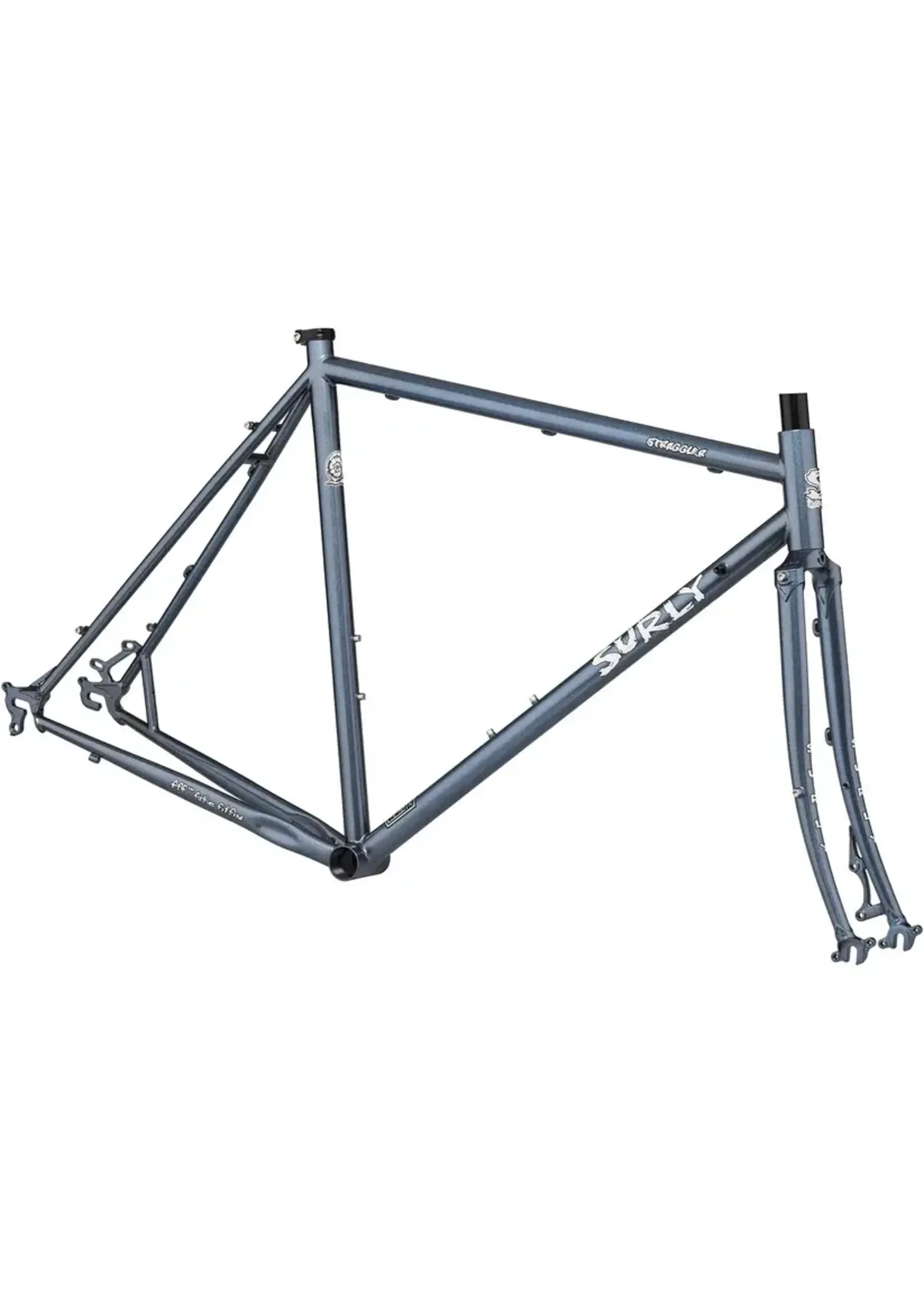 Surly Ensemble Cadre et Fourche Surly Straggler  - 650b, Acier, Bleu, 46cm
