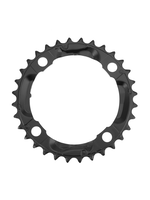 Shimano Plateau Shimano, Y1LD98080, 32D, 9vit., BCD: 104mm, 4 Boulons, Deore FC-M590, Plateau Centre, Acier, Noir